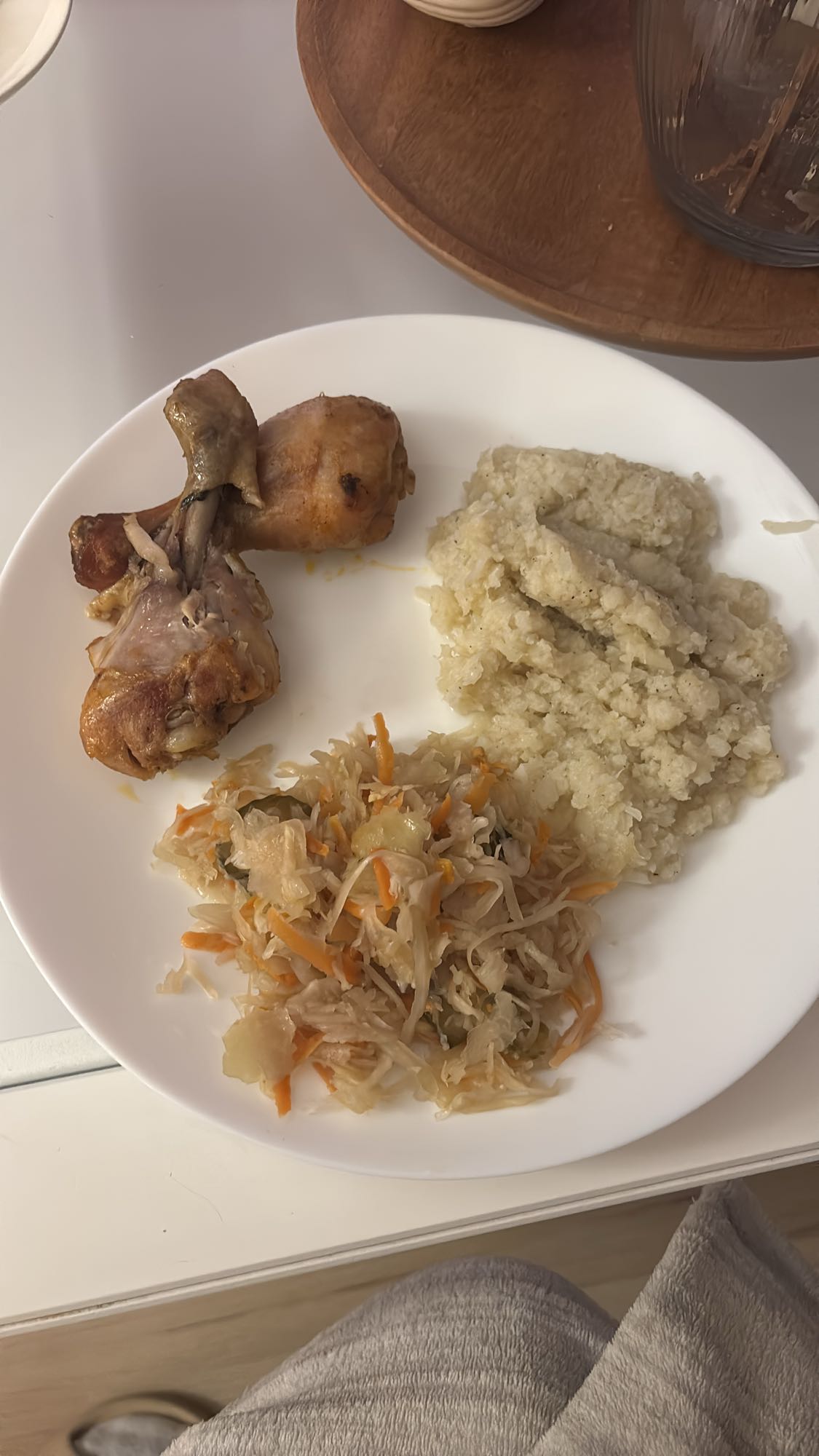 Kurczak z warzywami i kaszą