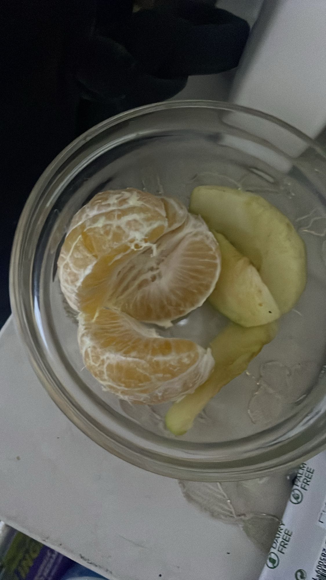 Apple and Mandarin Bowl