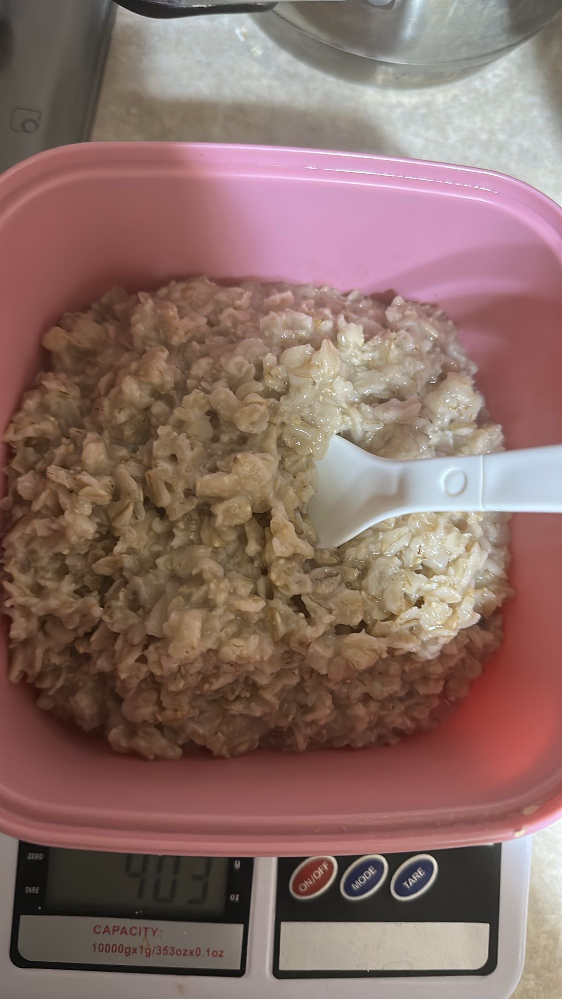 Plain Cooked Oatmeal