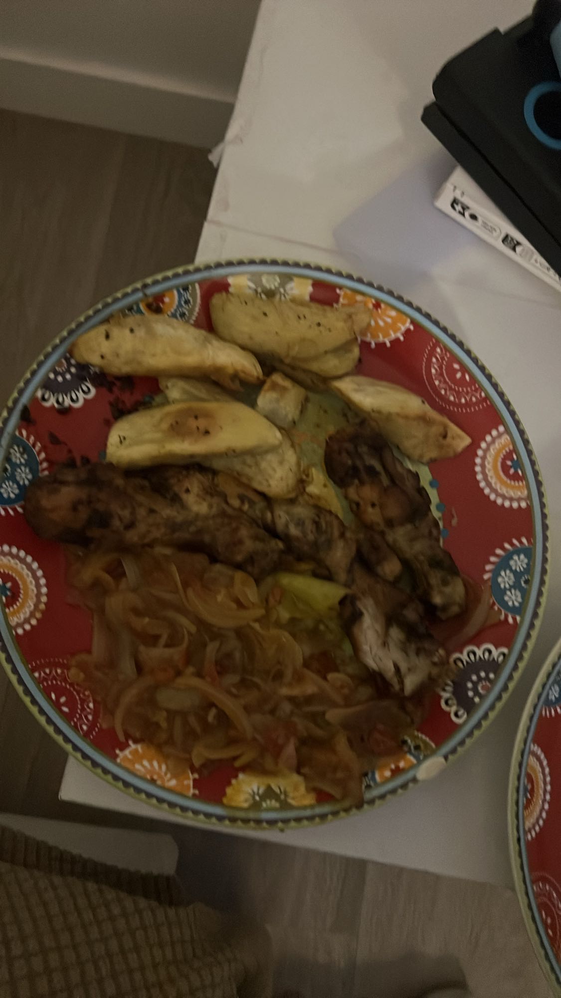 Poulet et pommes de terre