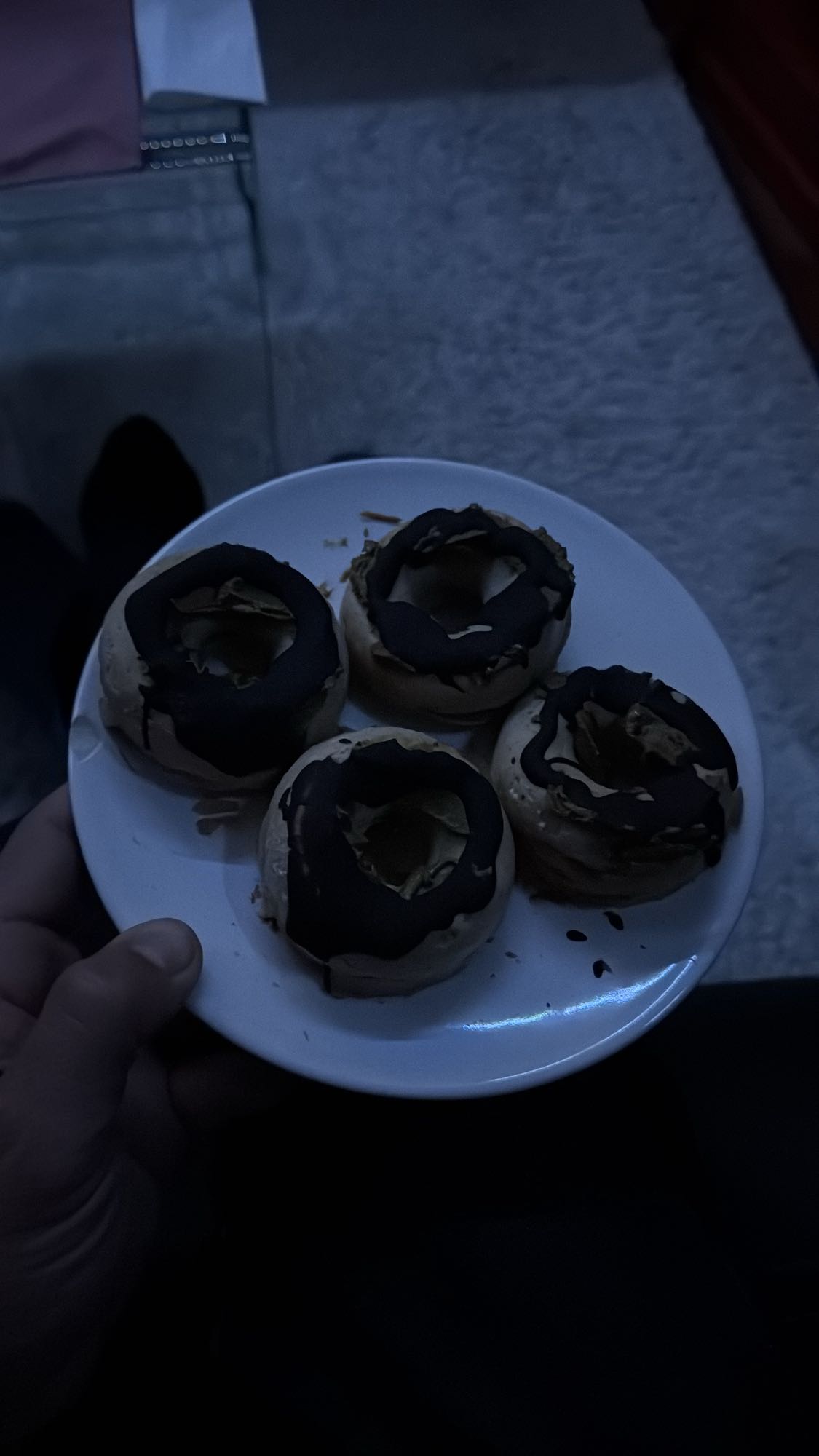 donas con chocolate