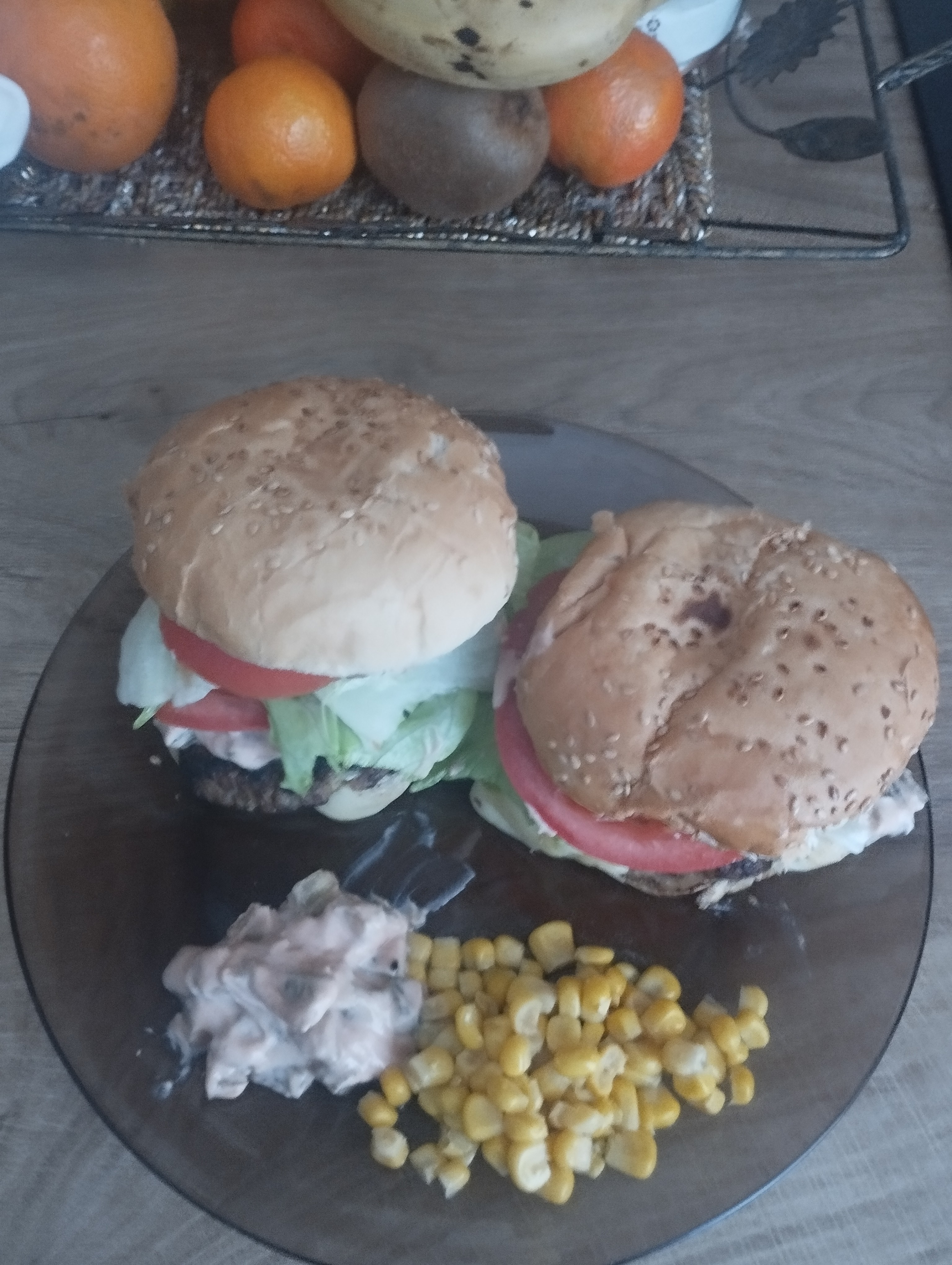 Double Burger Plate