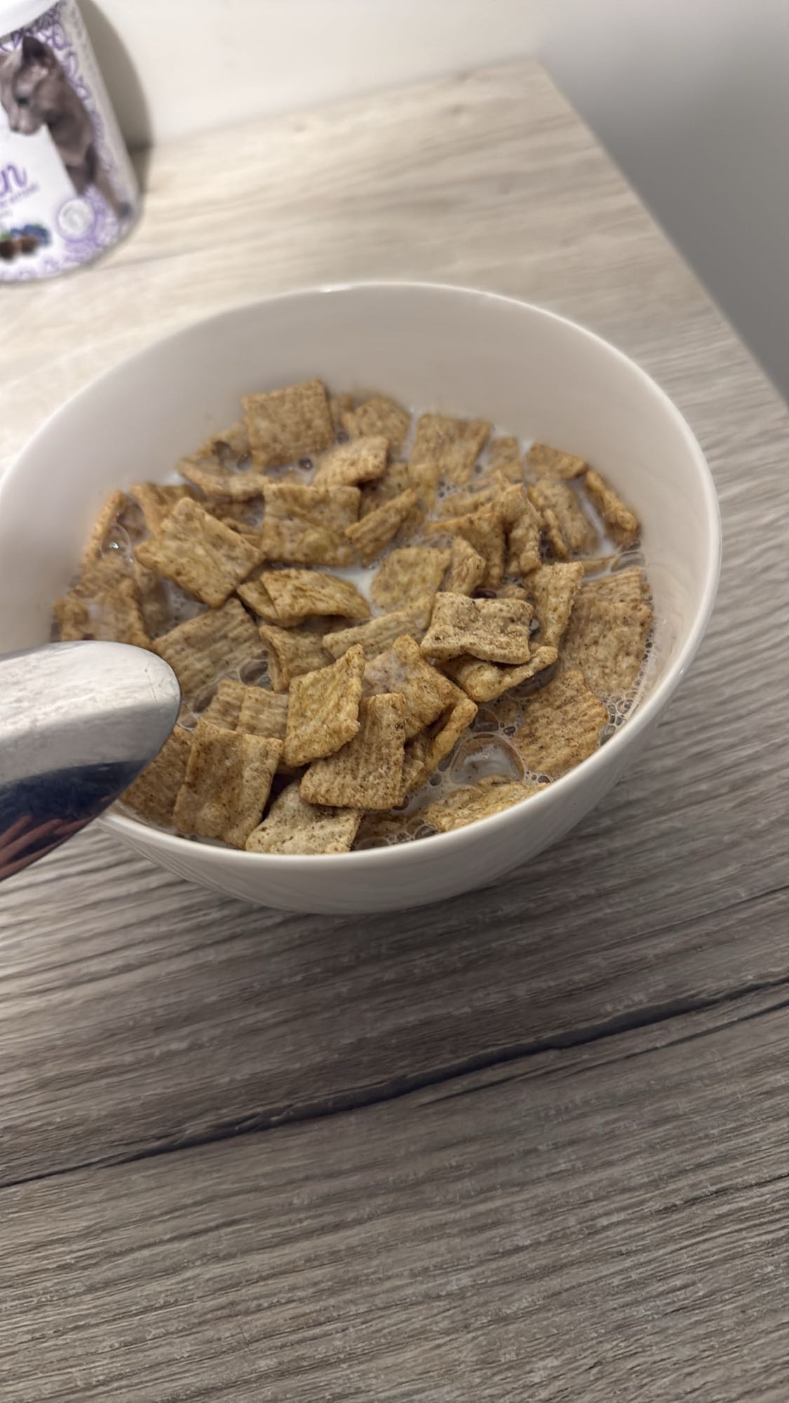 płatki śniadaniowe z mlekiem