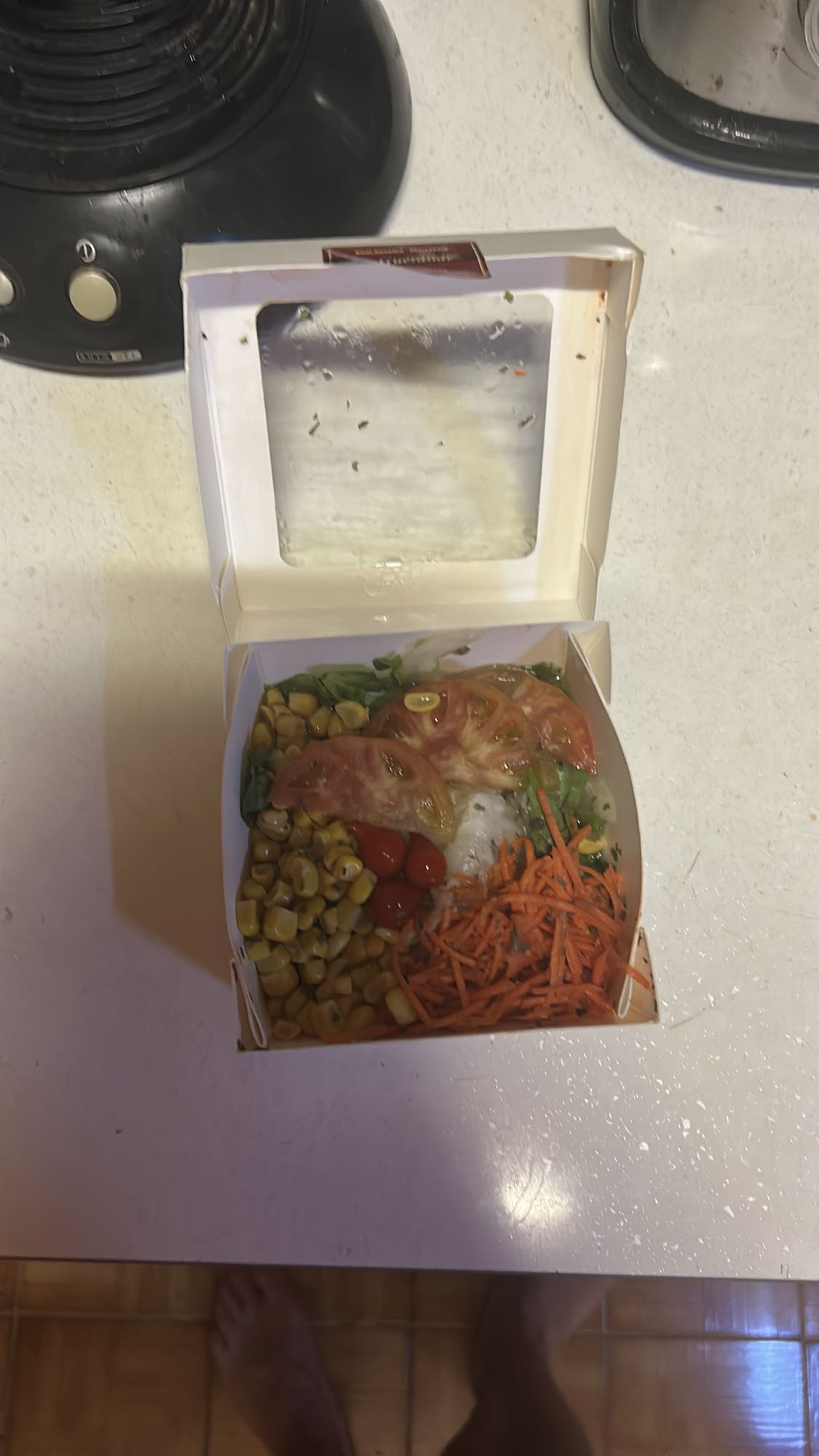 Salade légumes frais