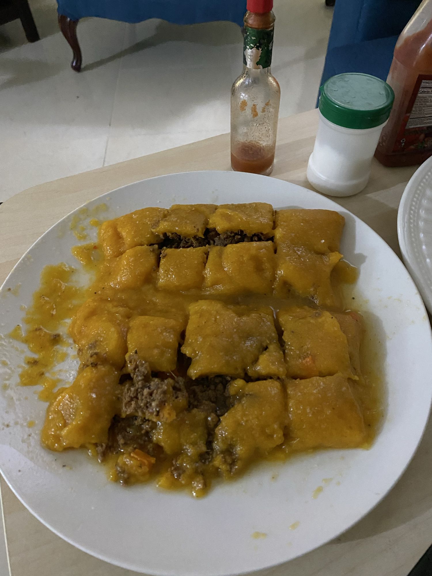 Pastel de plátano maduro