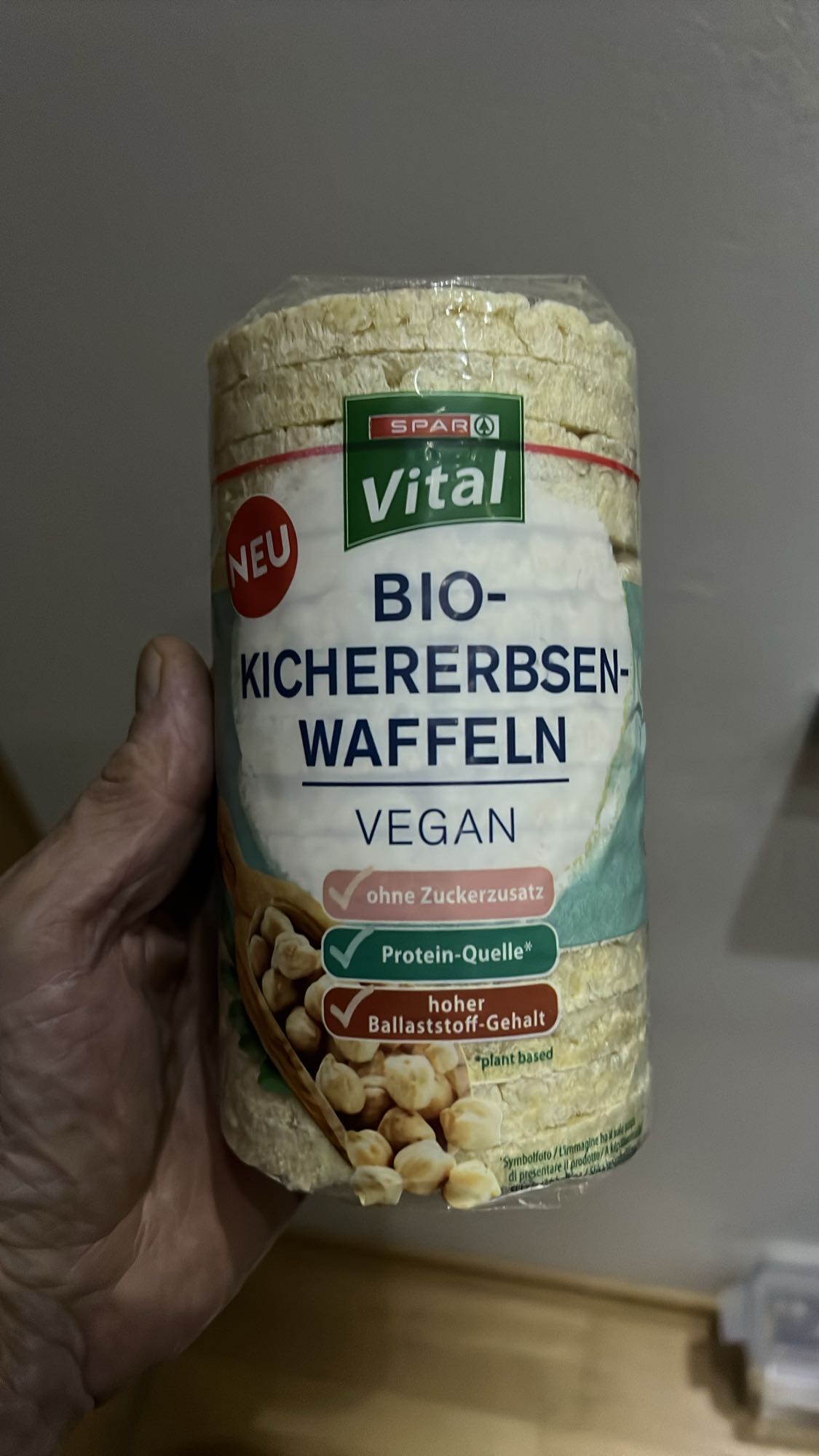 Wafle z ciecierzycy bio