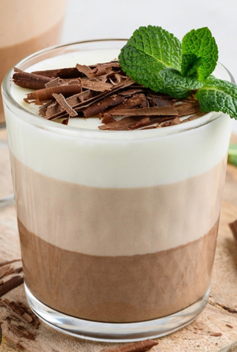 Mousse aux 3 chocolats