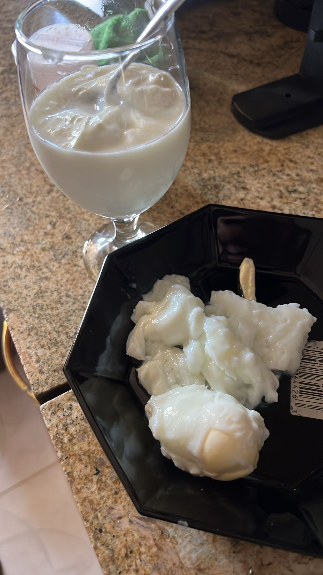 Poached Eggs and Yogurt