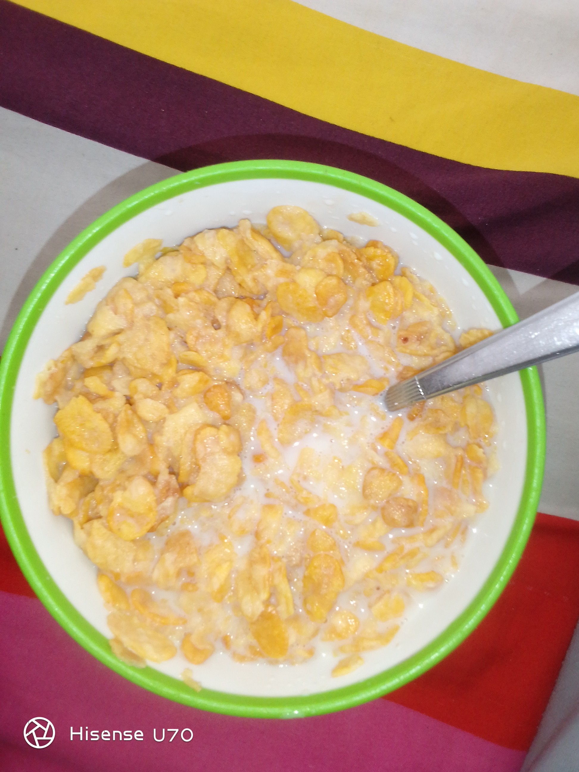 Cornflakes with milk