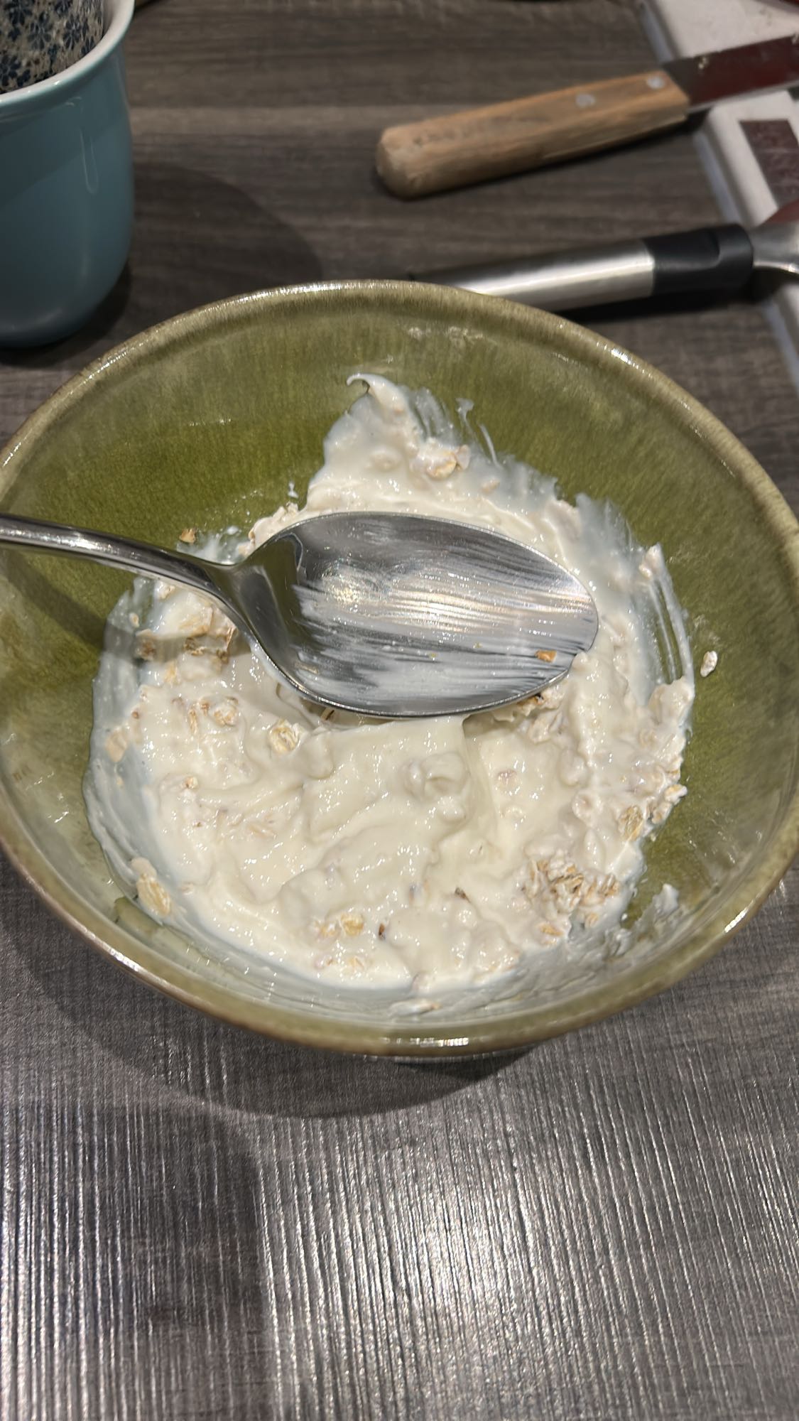 Yaourt et flocons d’avoine