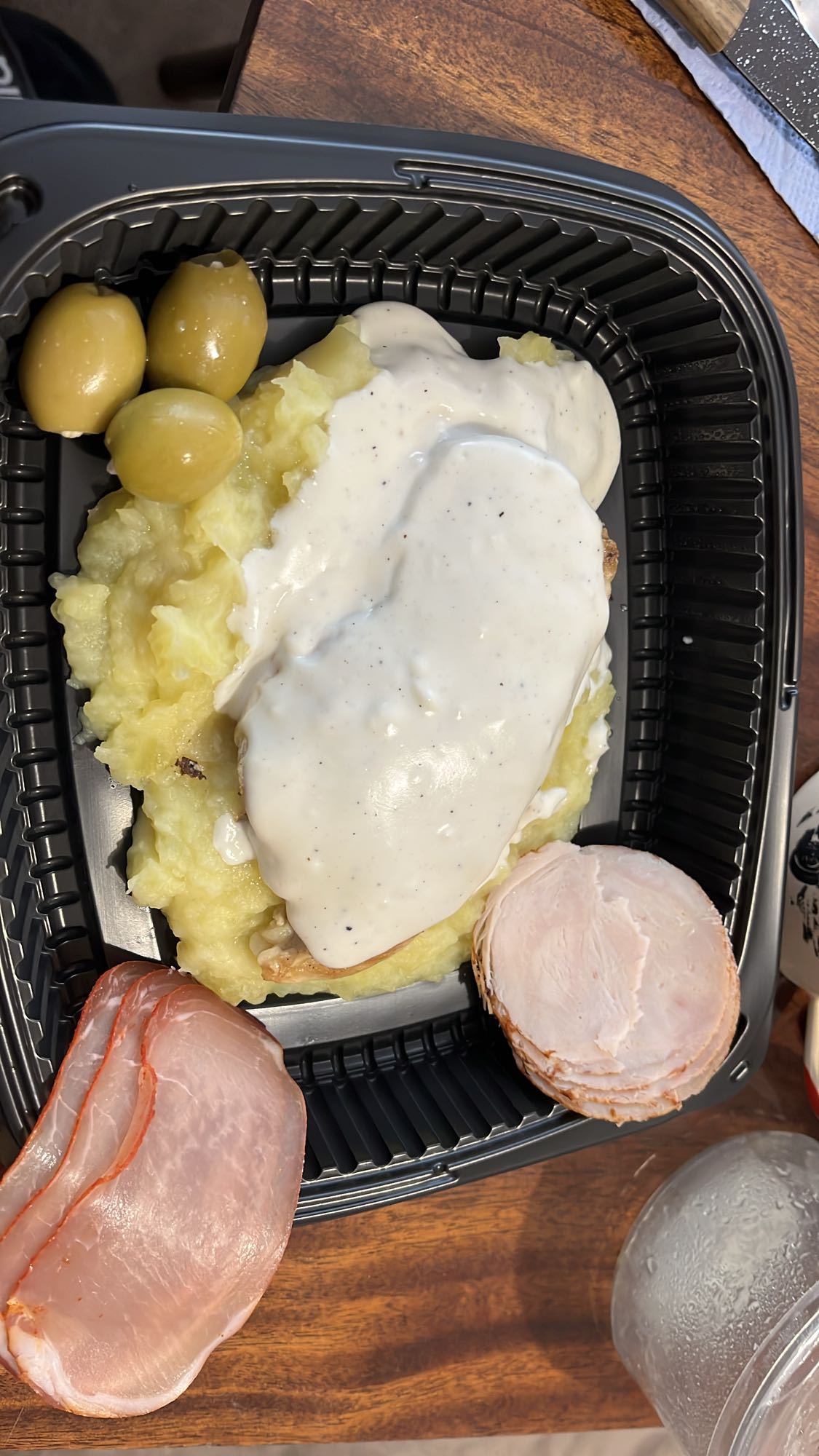 Пилешко с картофено пюре