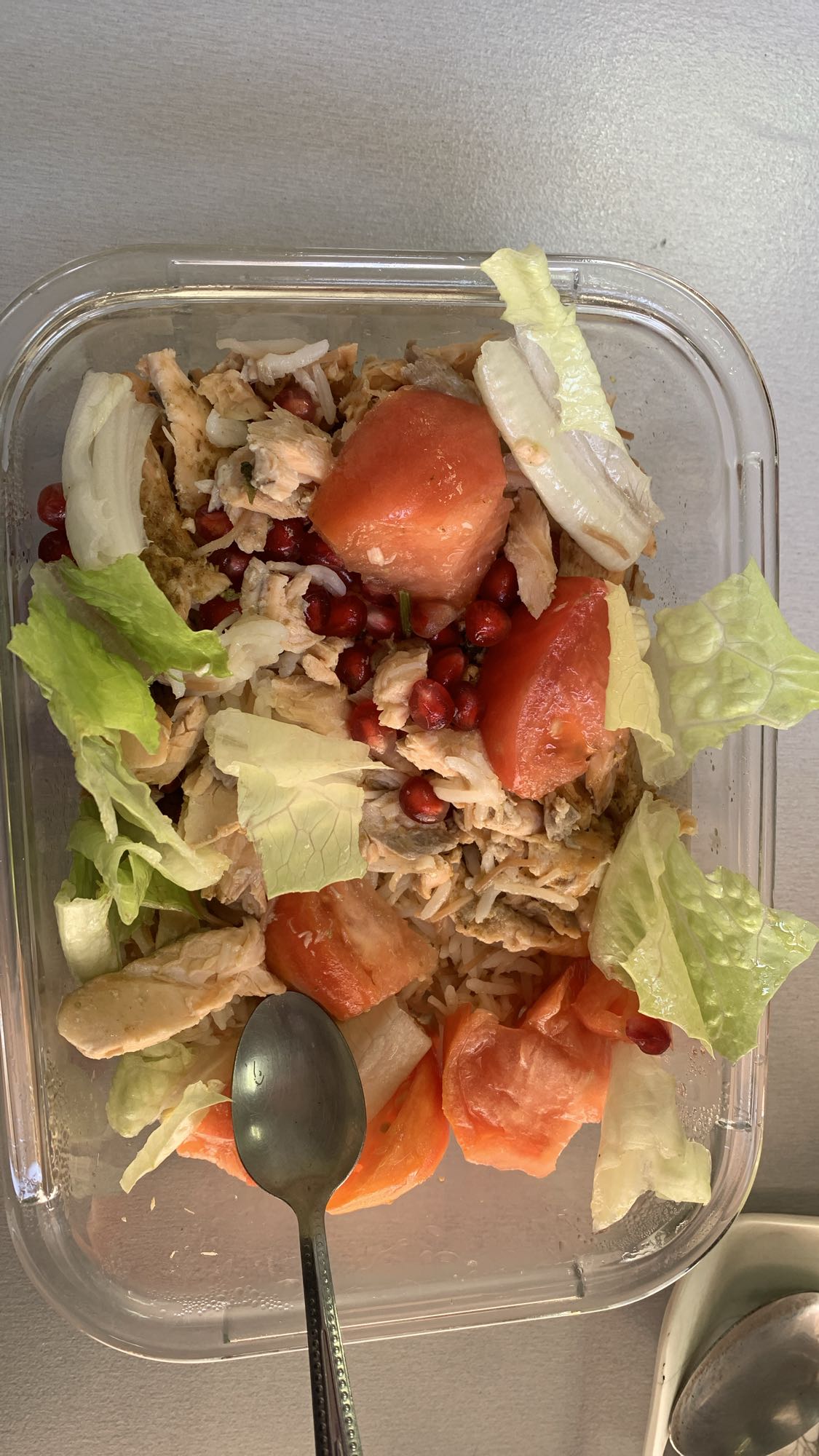 Salmon Rice Salad Bowl