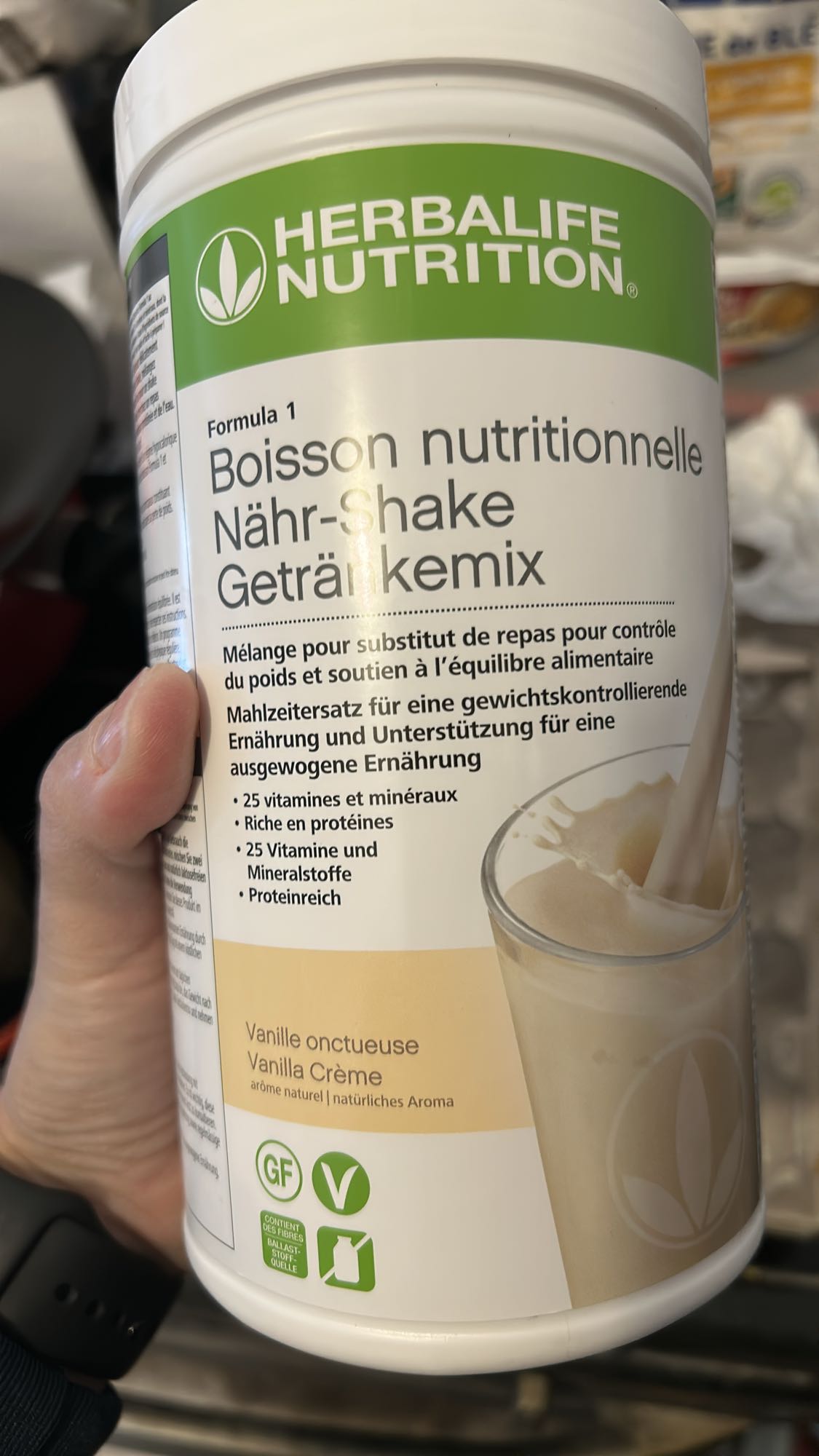 Shake vanille nutritionnel