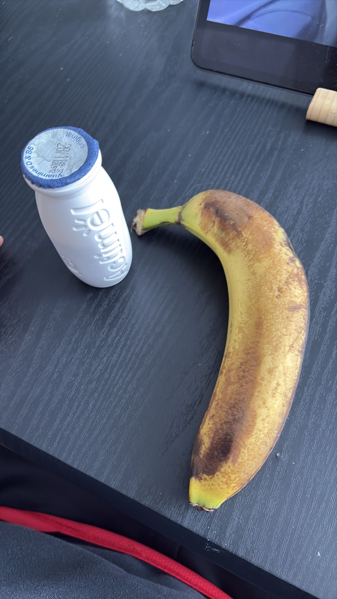 Banane et Actimel