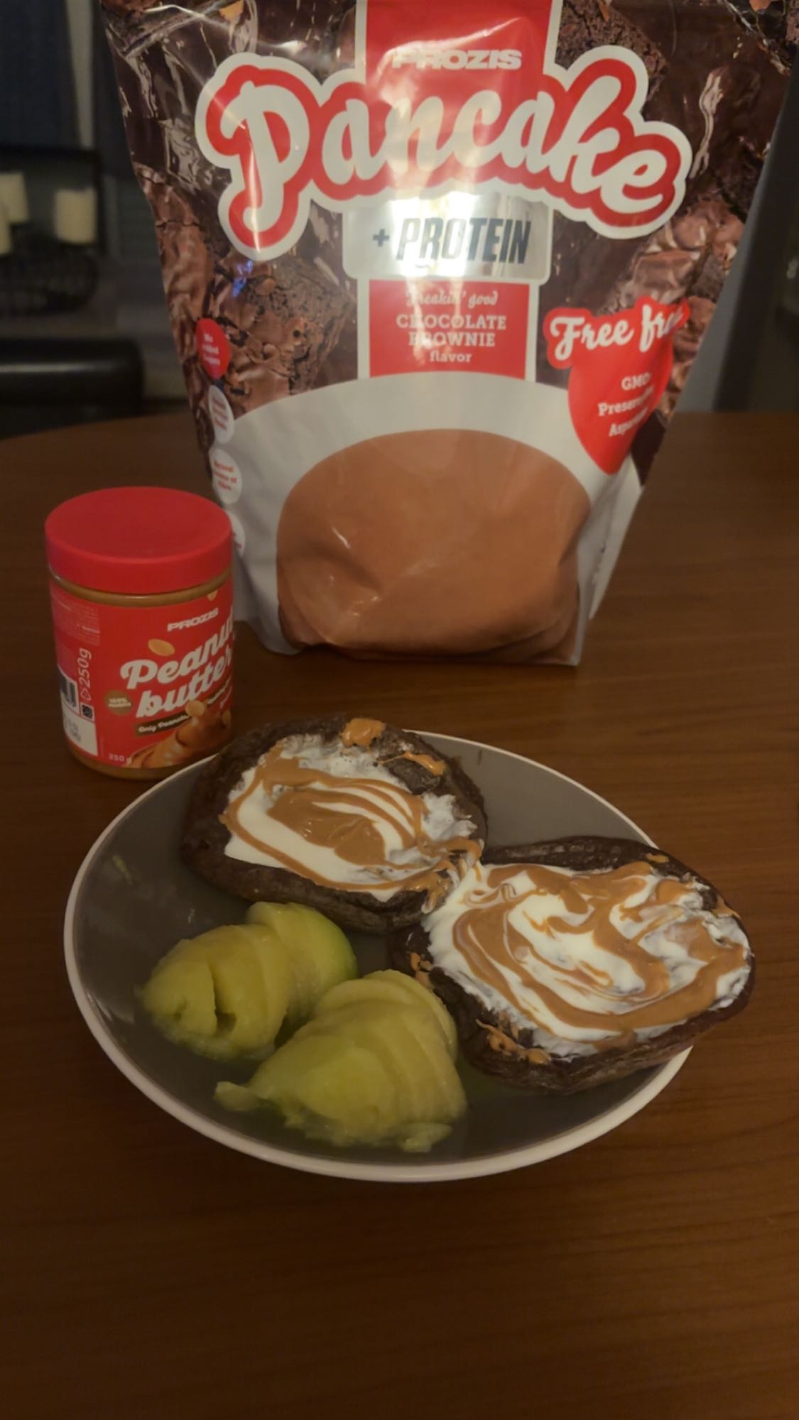 Pancakes protéinés choco