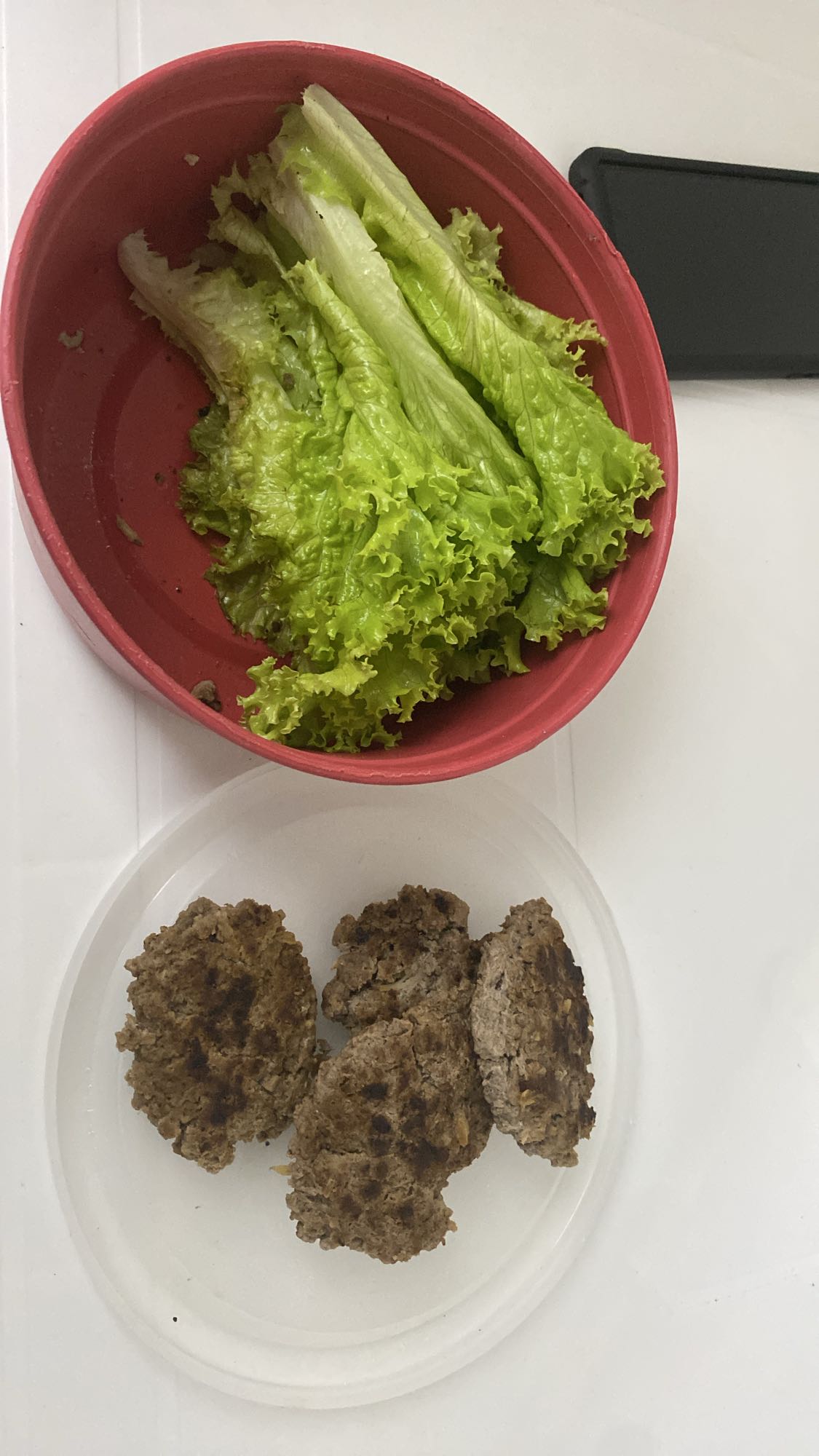 Hamburguesas con lechuga