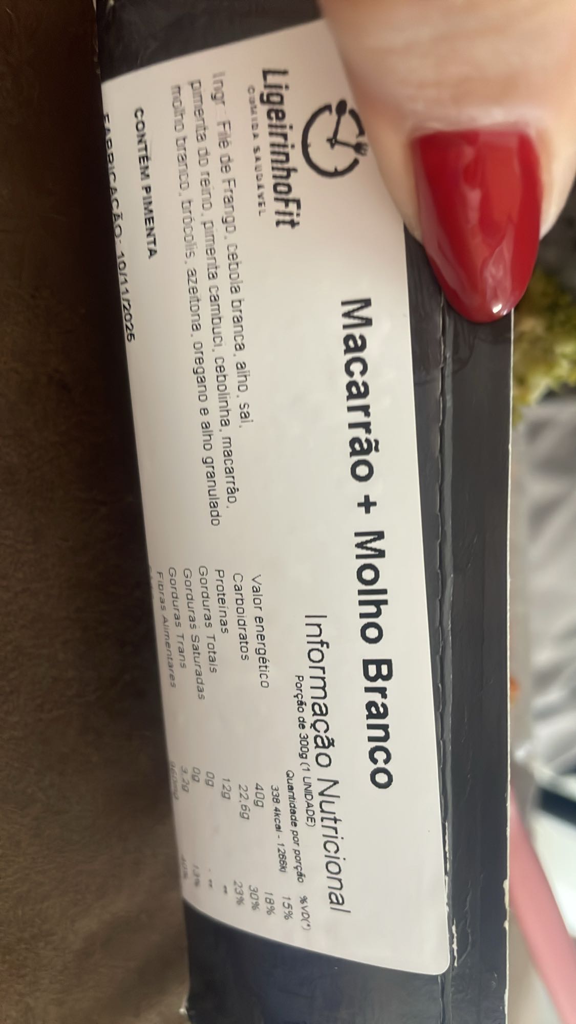 Macarrão com Molho Branco