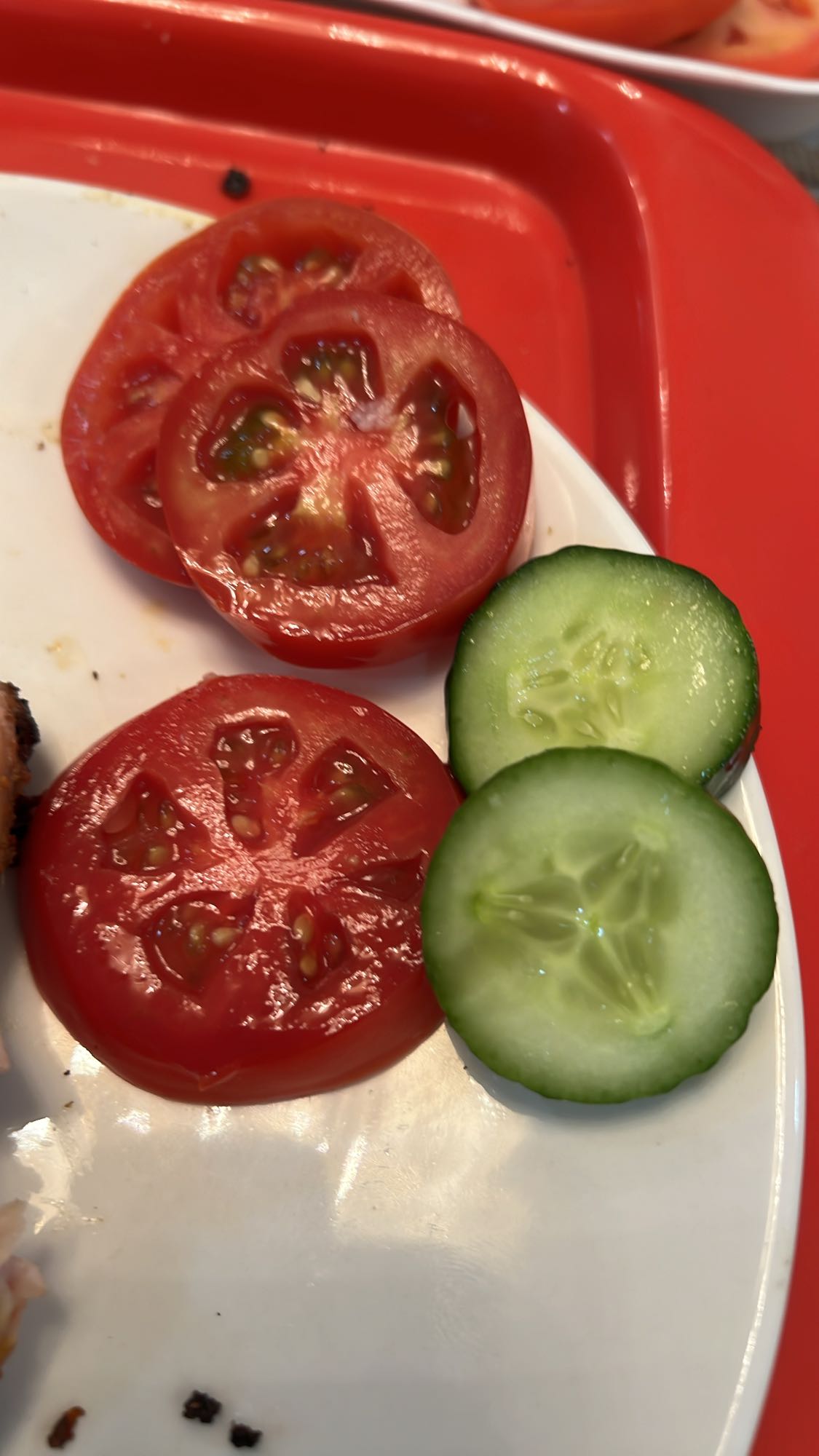 Tomato Cucumber Slices