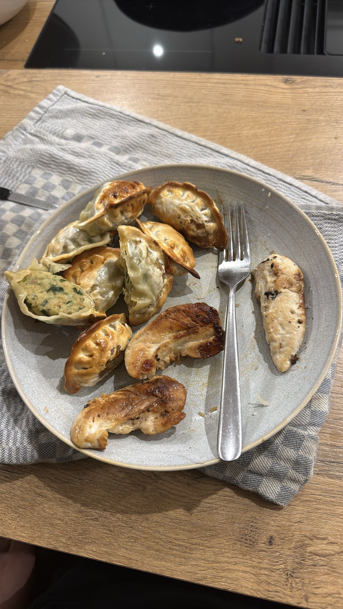 Dumplings mit Hähnchen