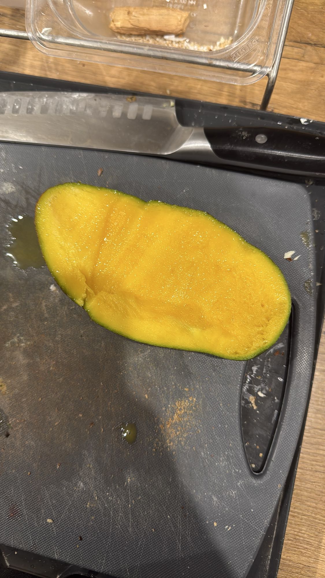 Halve mango