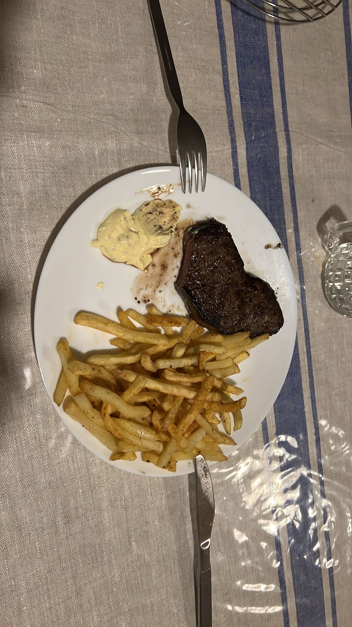 Biff med pommes & sås