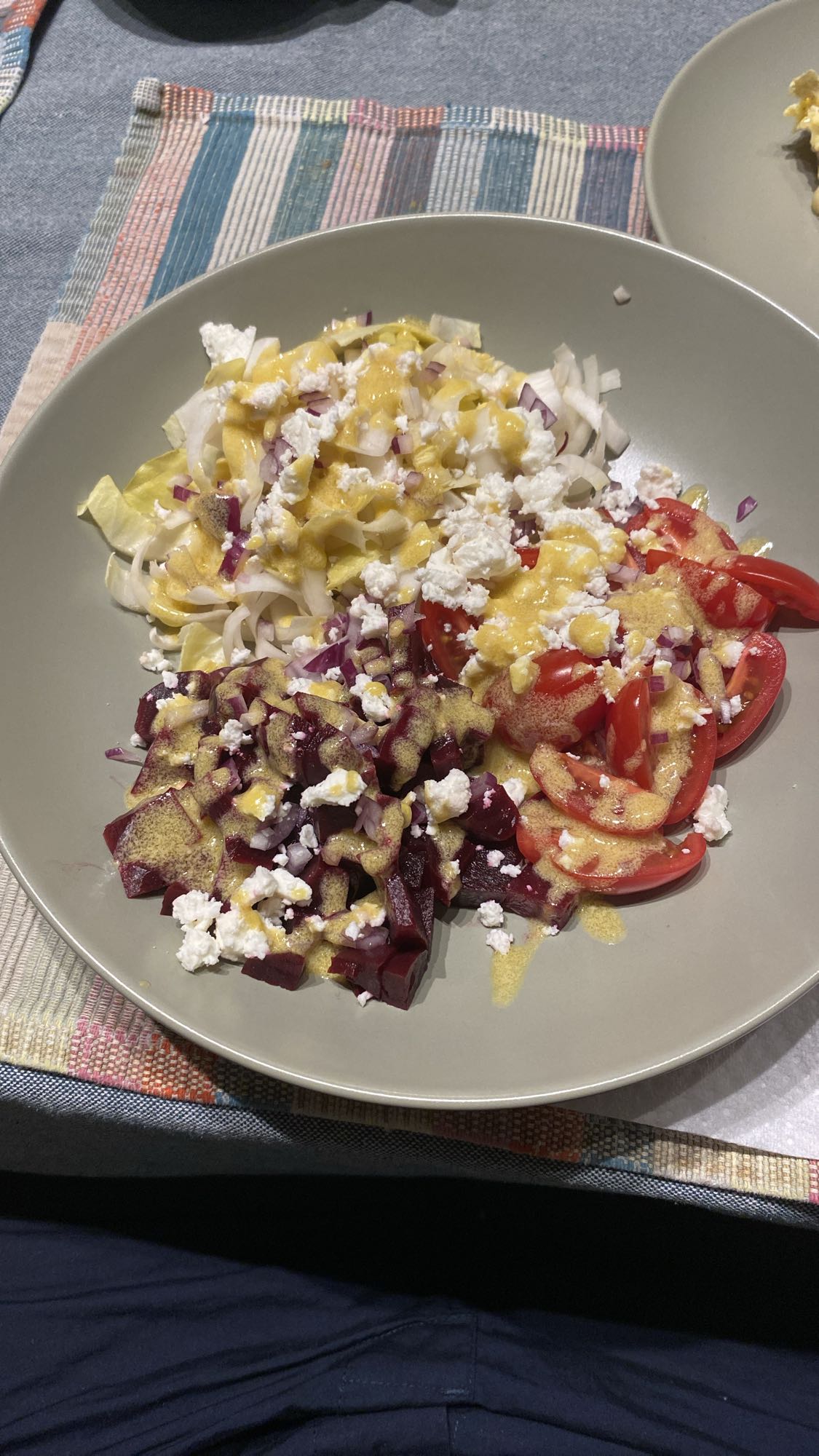 Salade de légumes frais