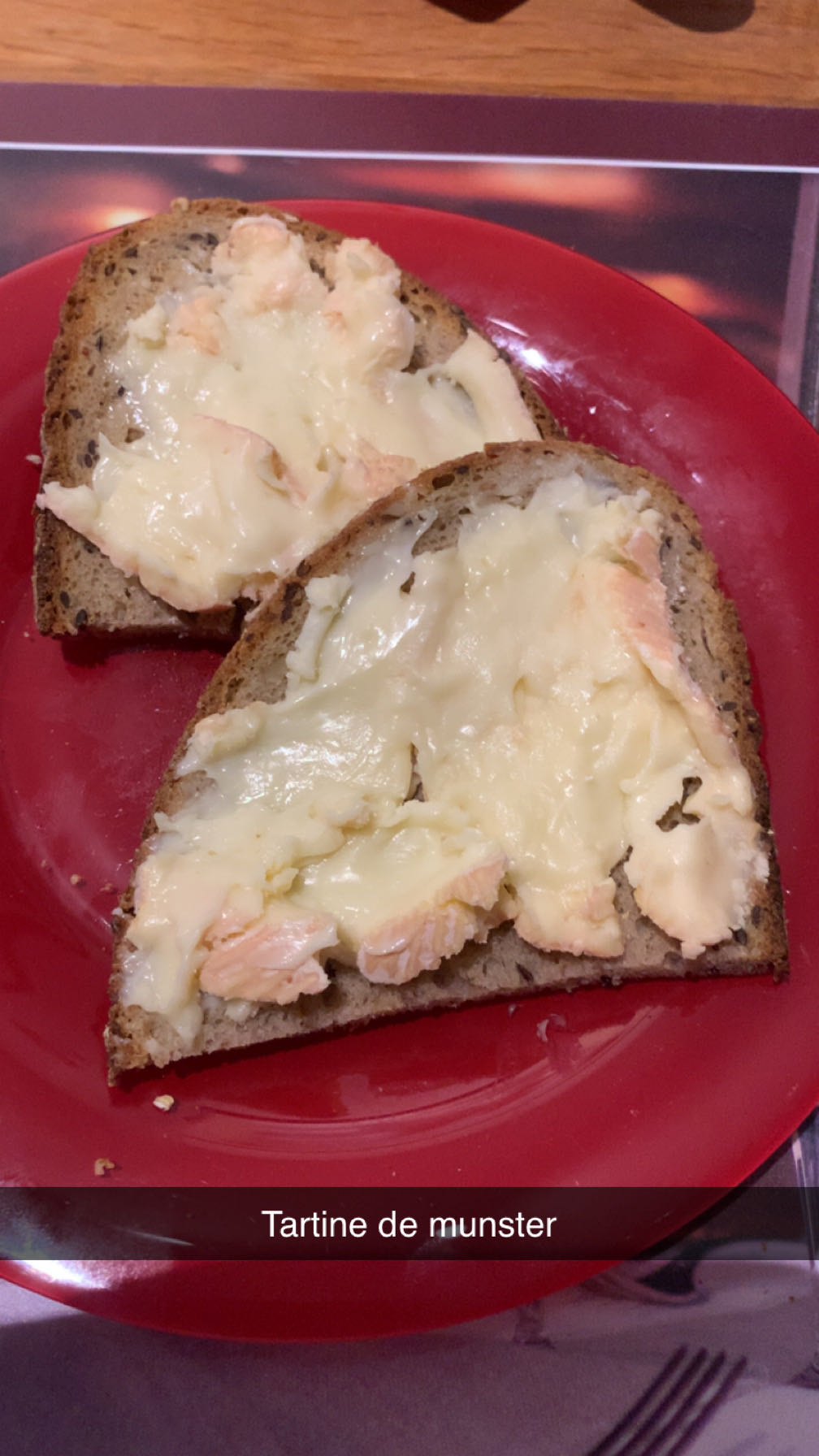 Tartine de munster