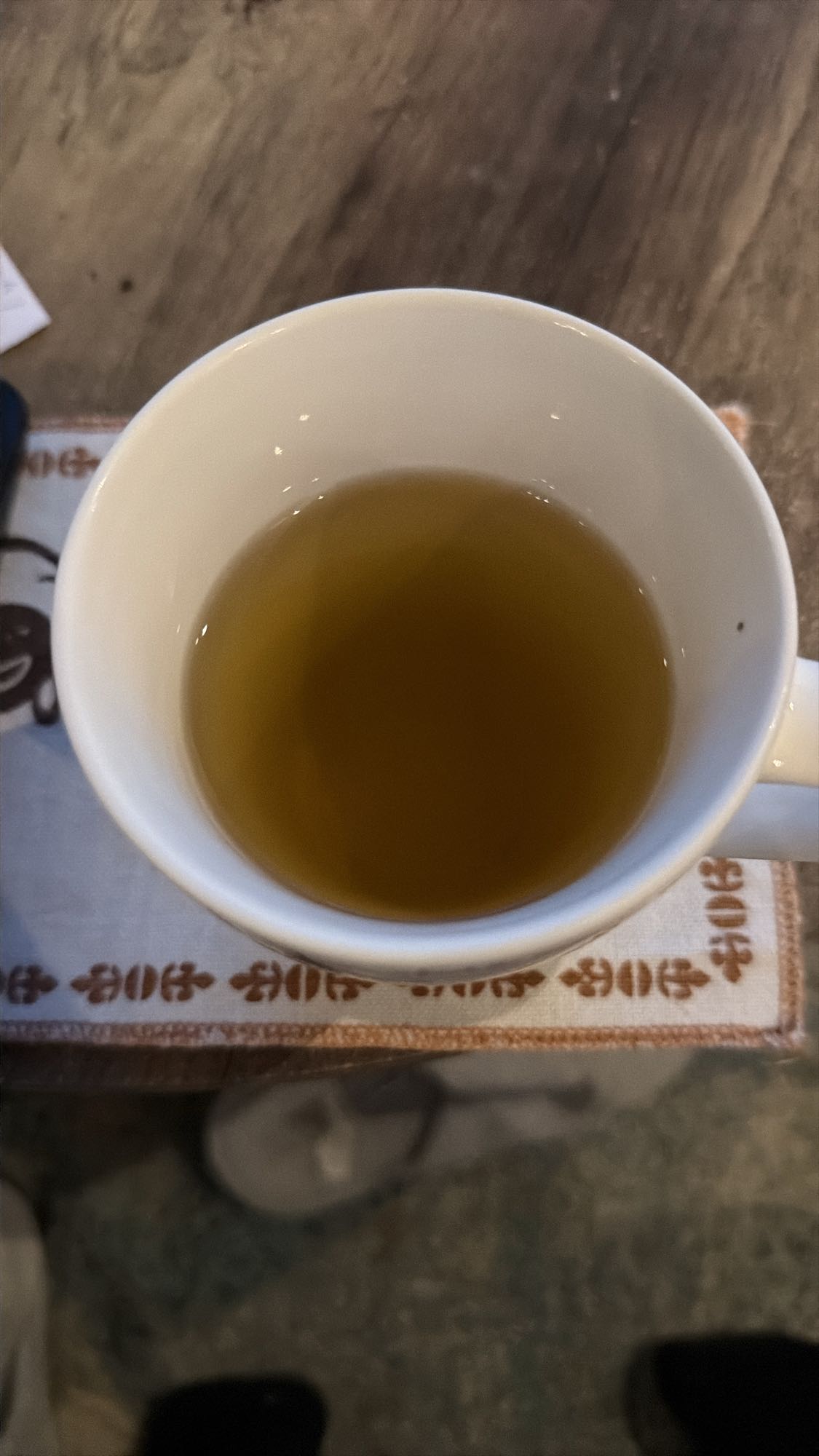 Taza de té verde
