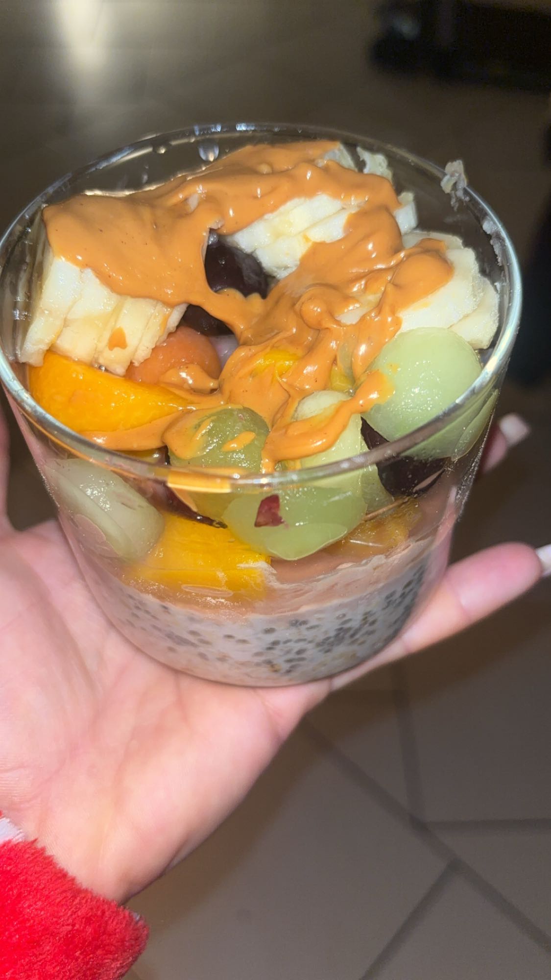 Pudding protéiné aux fruits rouges