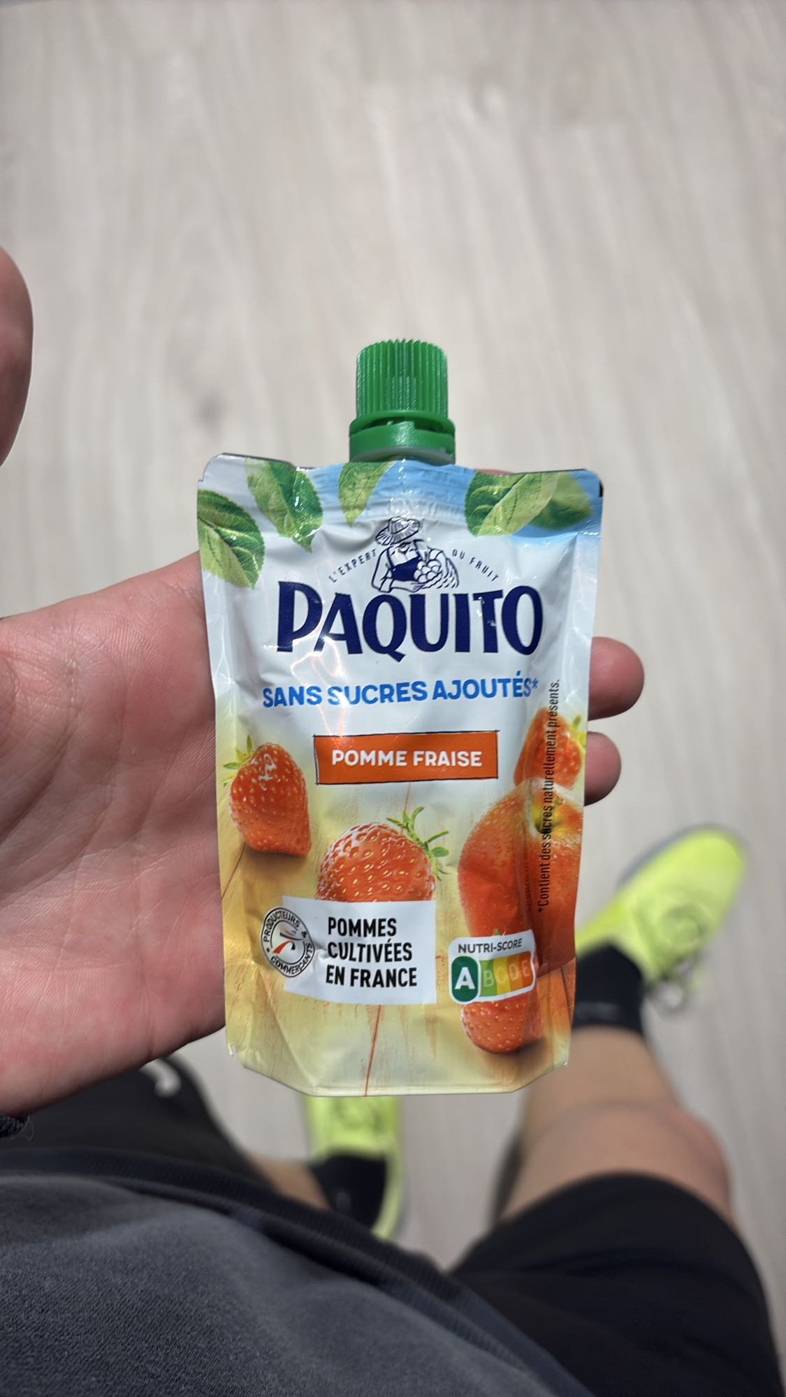 Compote pomme fraise