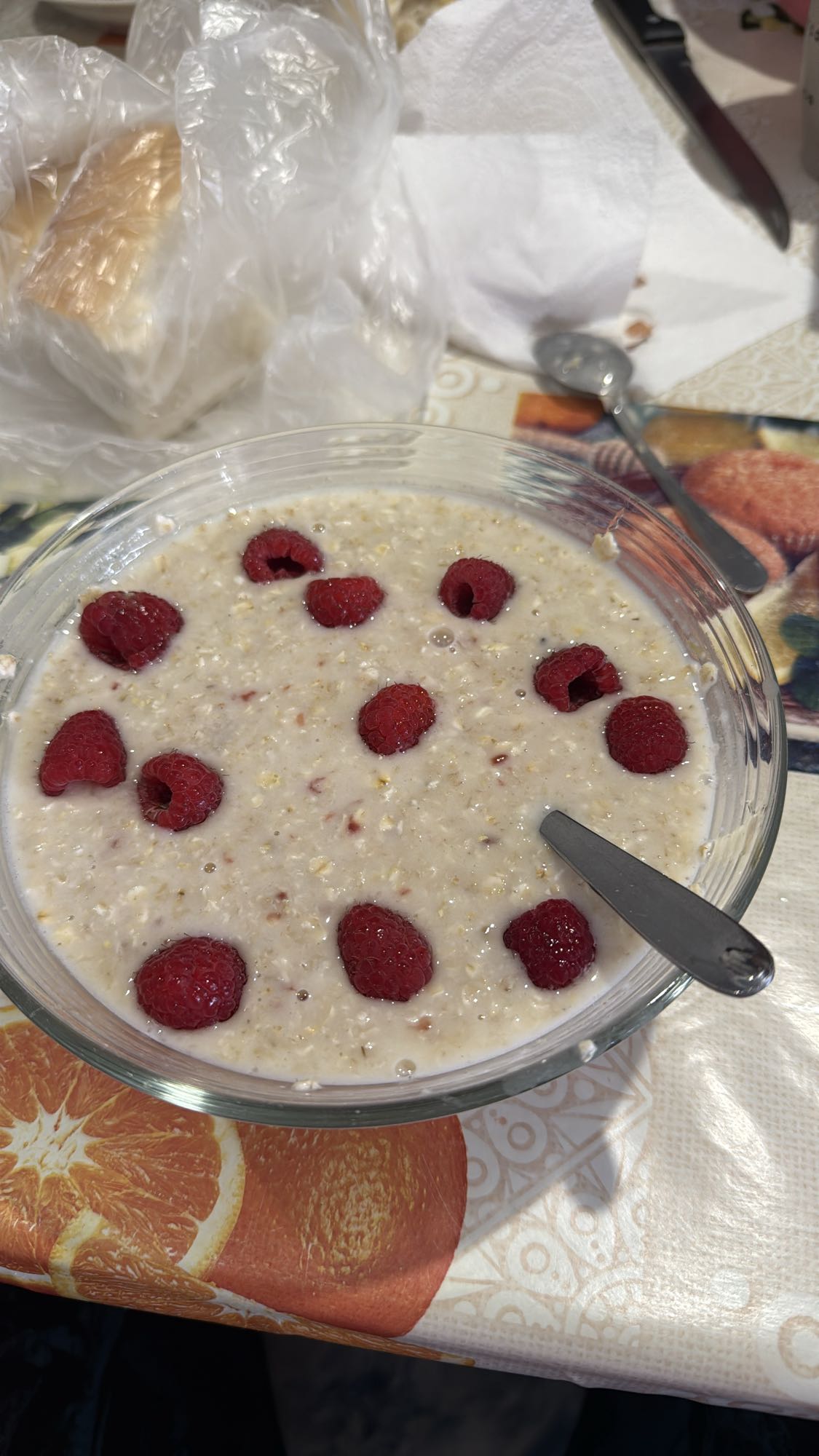 Terci de ovăz cu zmeură