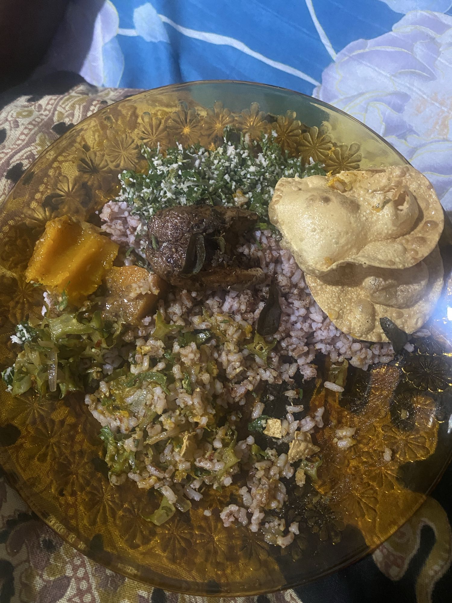 Sri Lankan rice plate