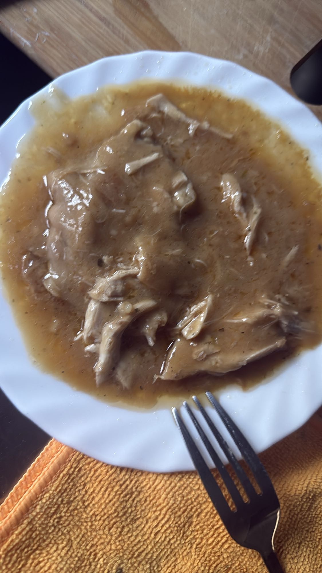 duszona wieprzowina w sosie