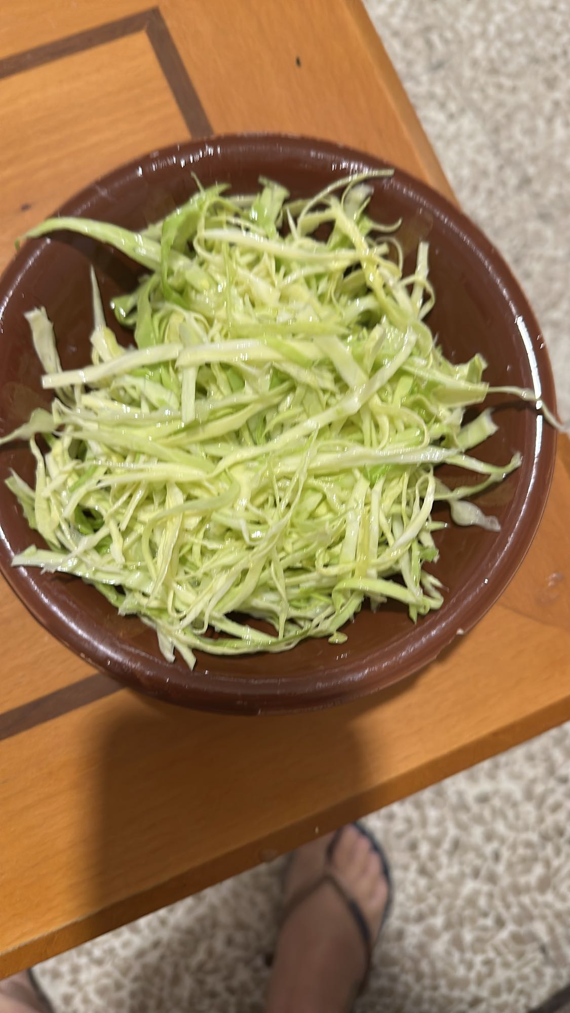 Shredded Cabbage Salad