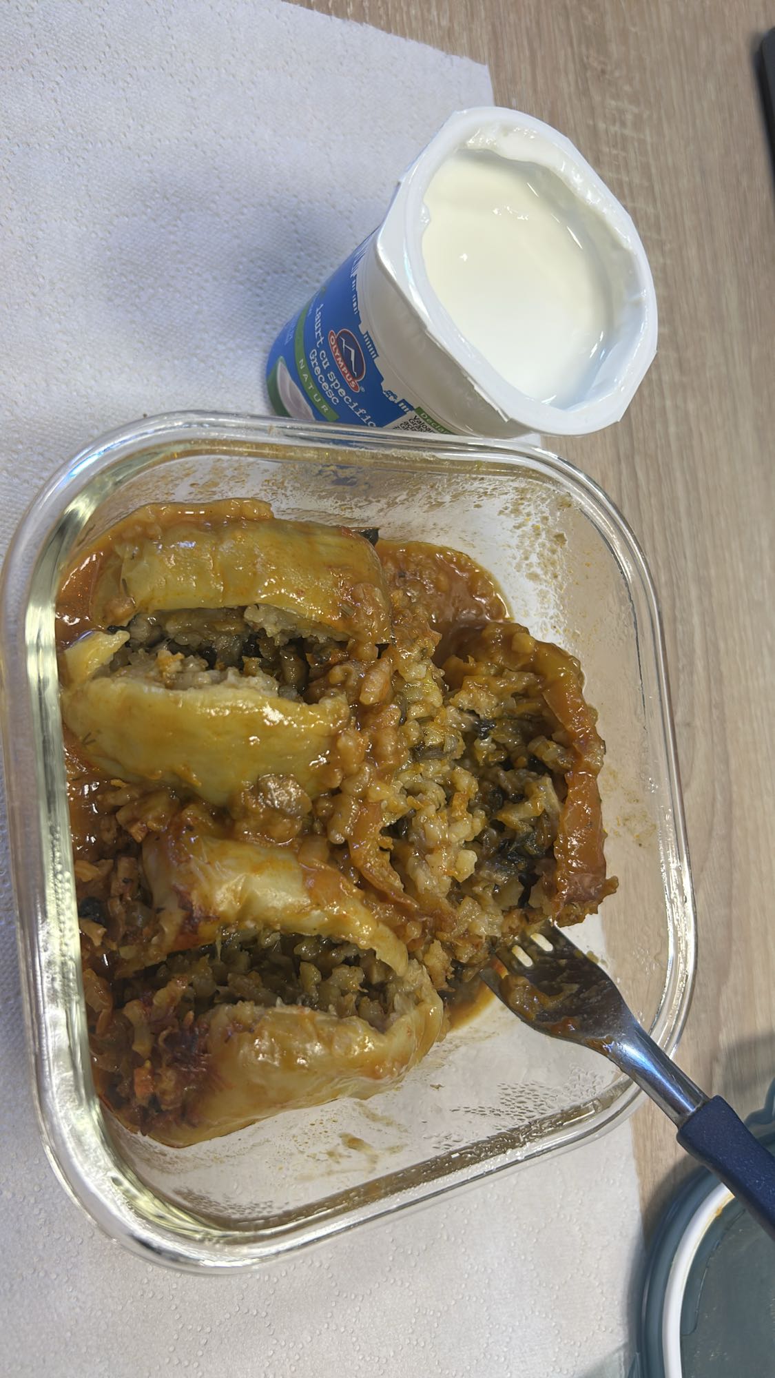 Ardei umpluți cu iaurt