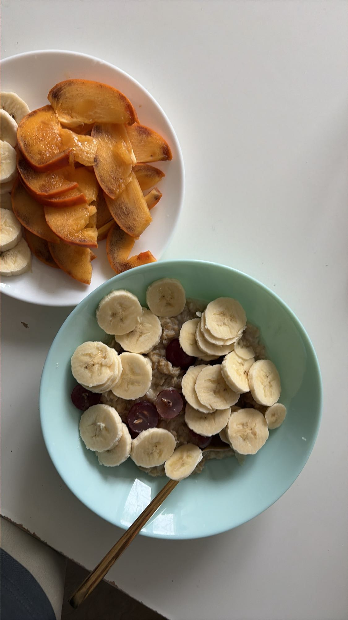 овсянка с фруктами