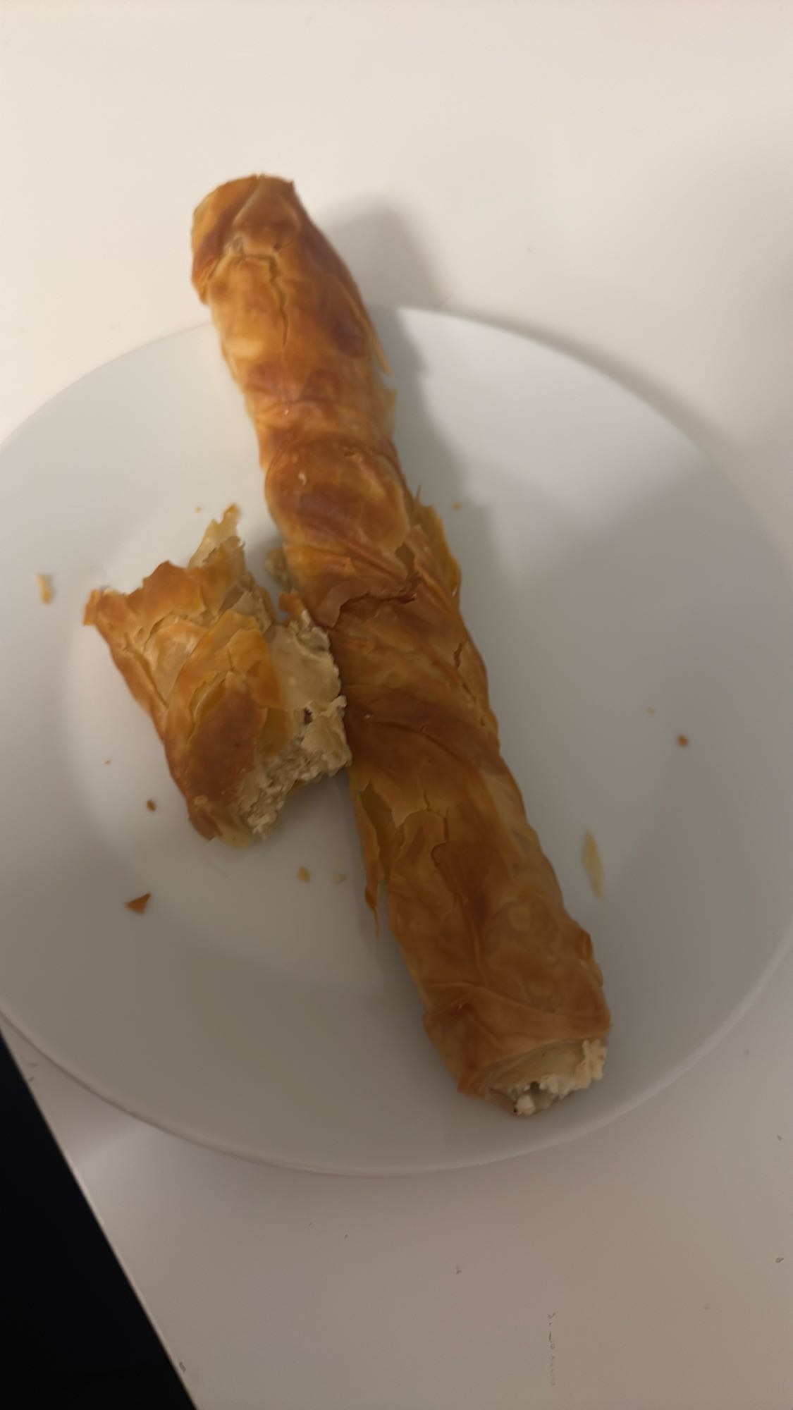 Ostfylld filodegsrulle