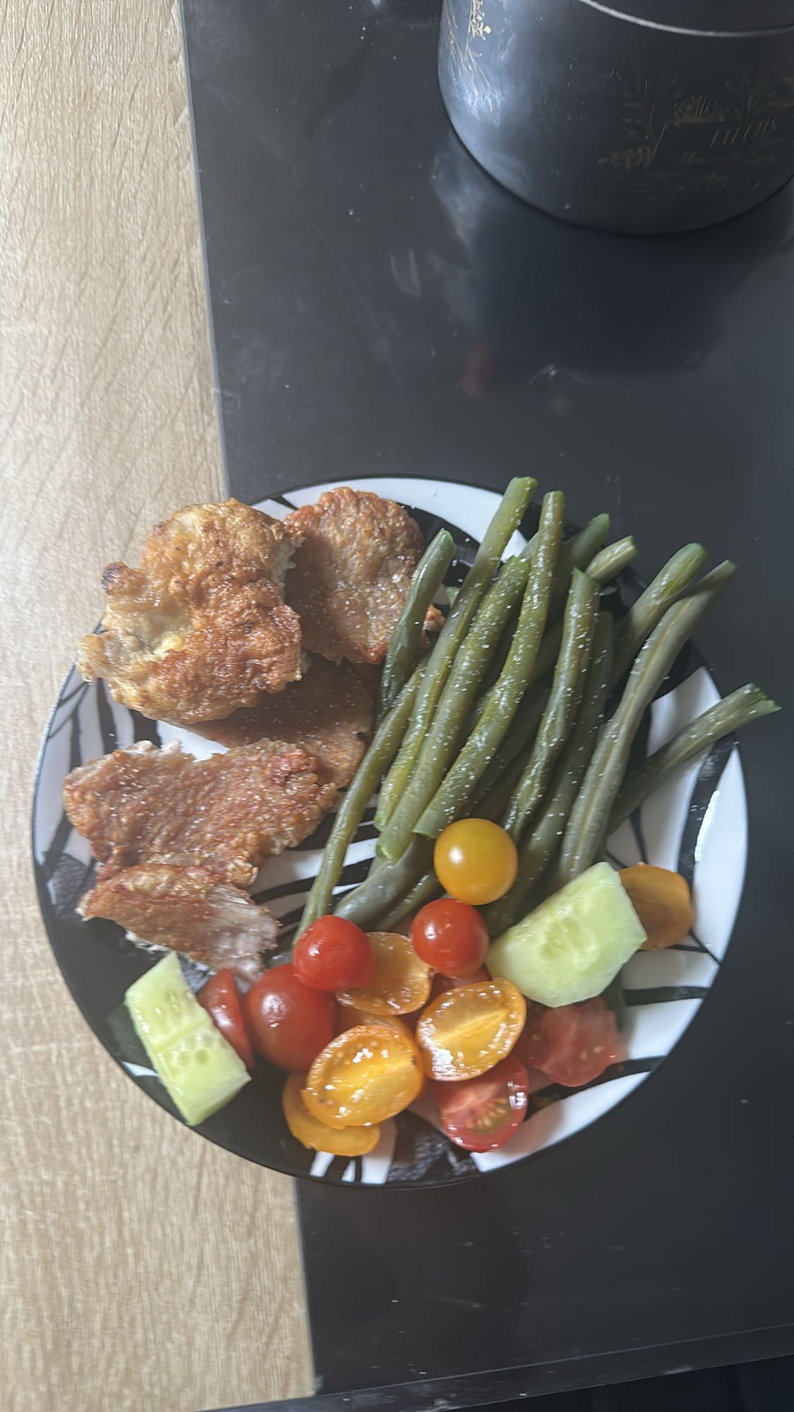 Pui cu legume proaspete