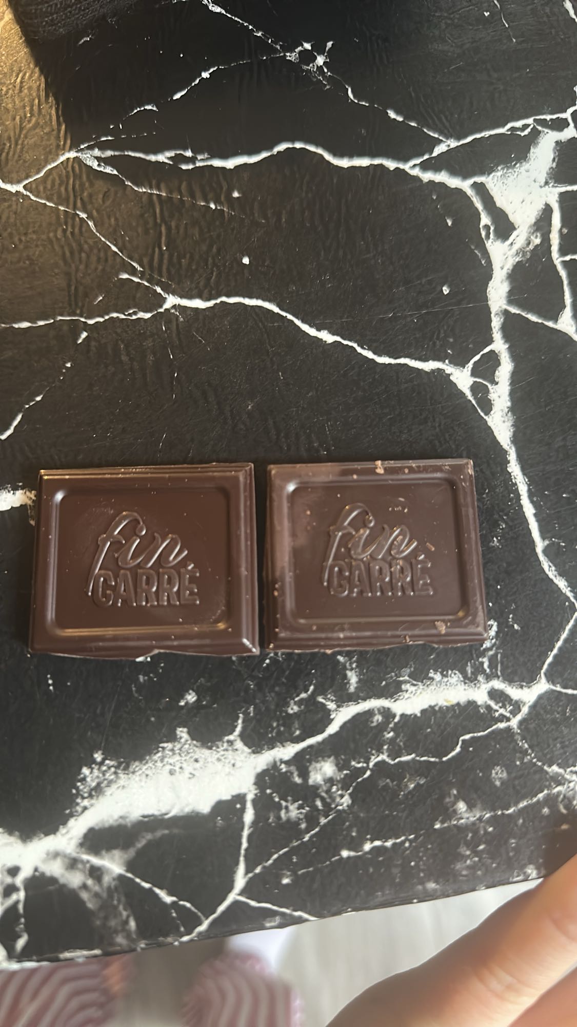 Pătrățele ciocolată neagră