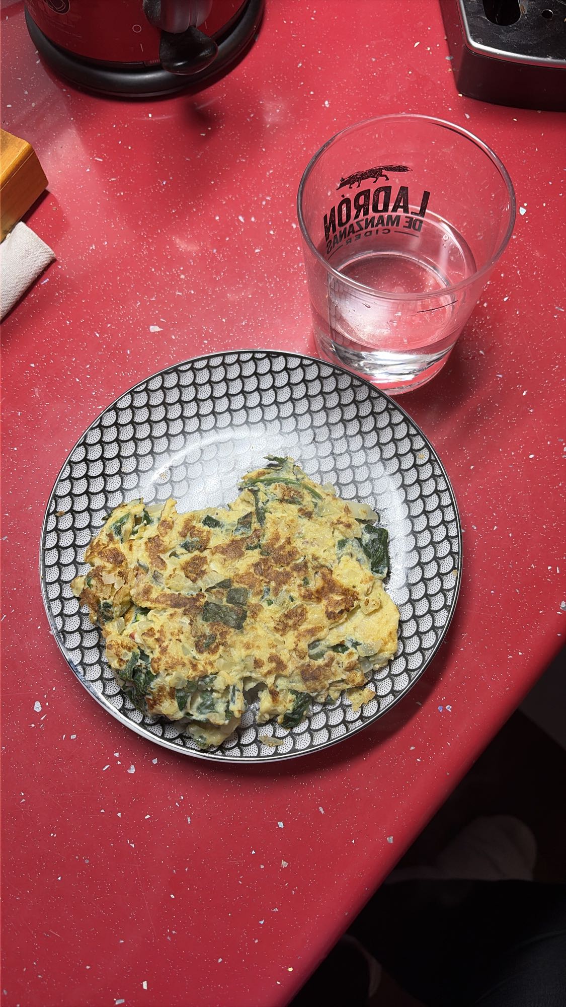 tortilla de espinaca