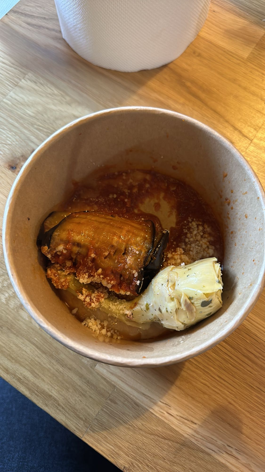 Vinete cu anghinare și parmezan