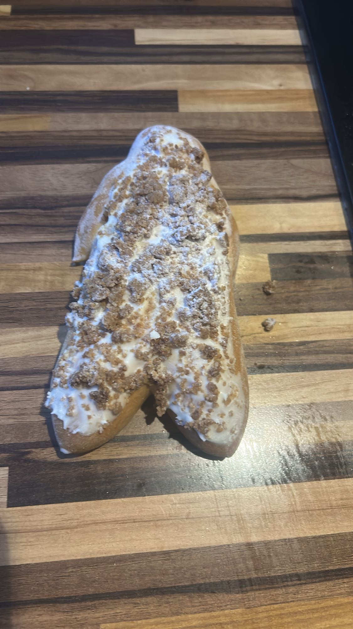 Brioche sucrée glacée