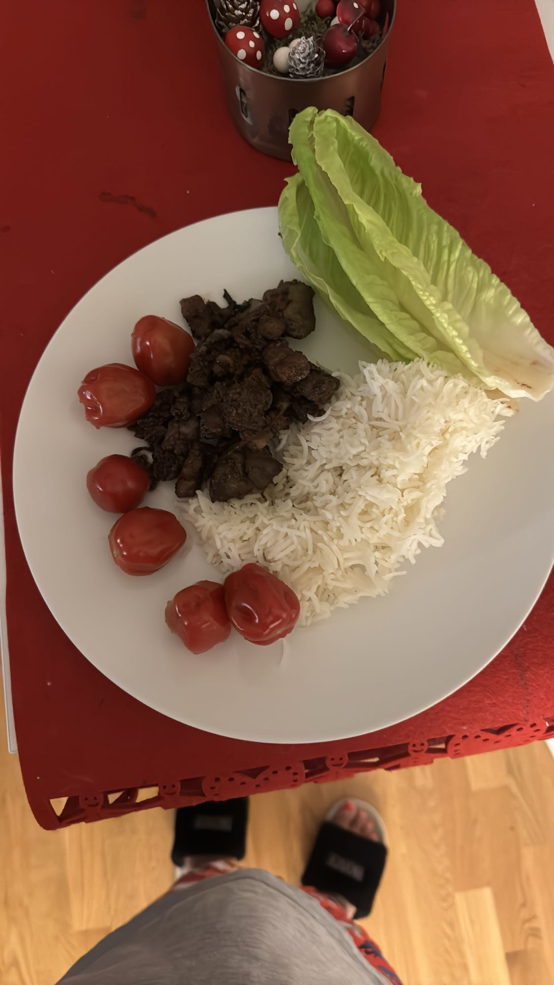 Ris med kött och grönsaker