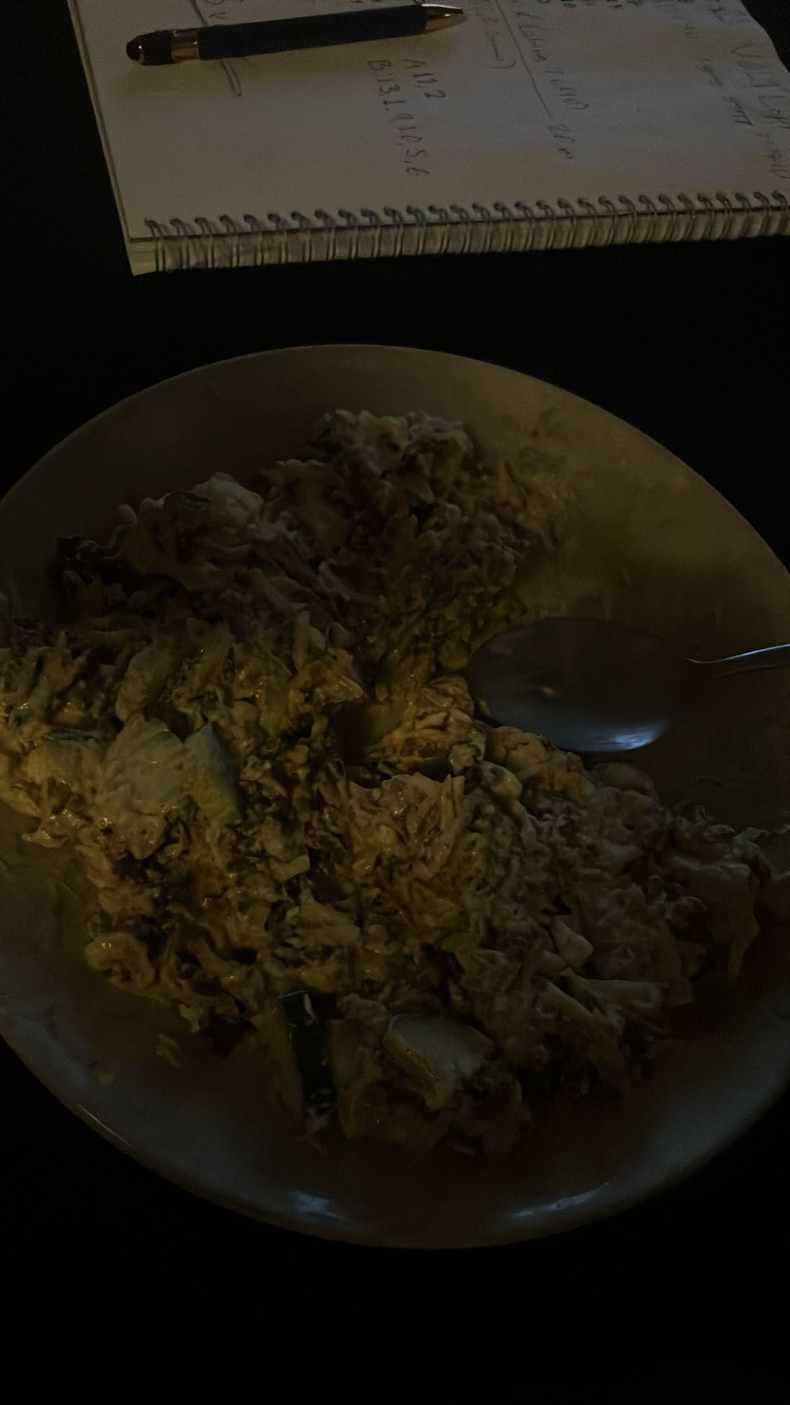 Kycklingsallad med sås