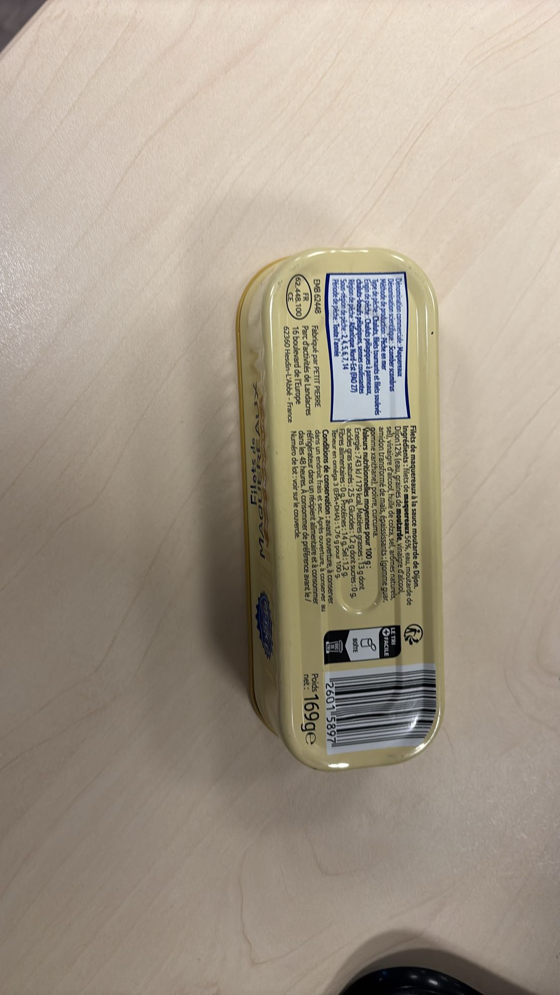 Filets de maquereaux