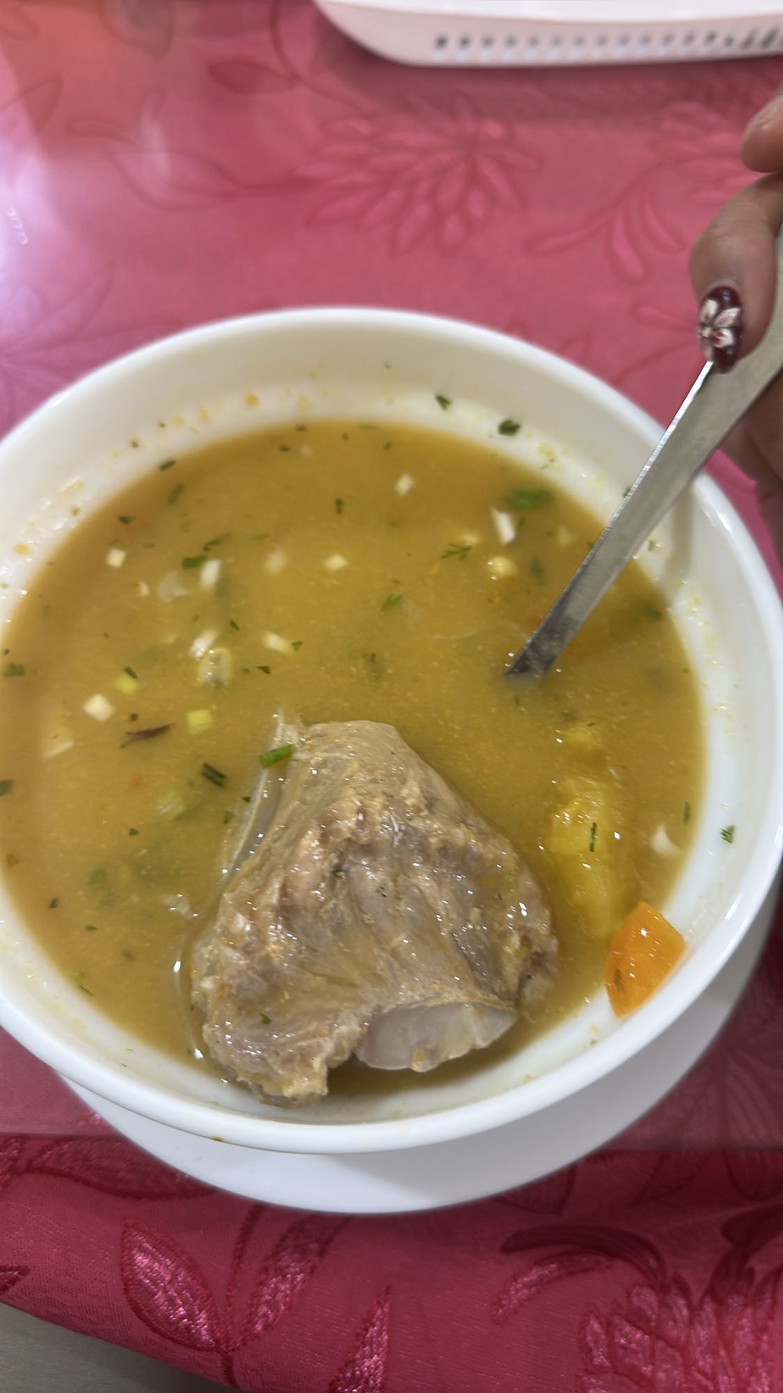 sopa de carne con verduras