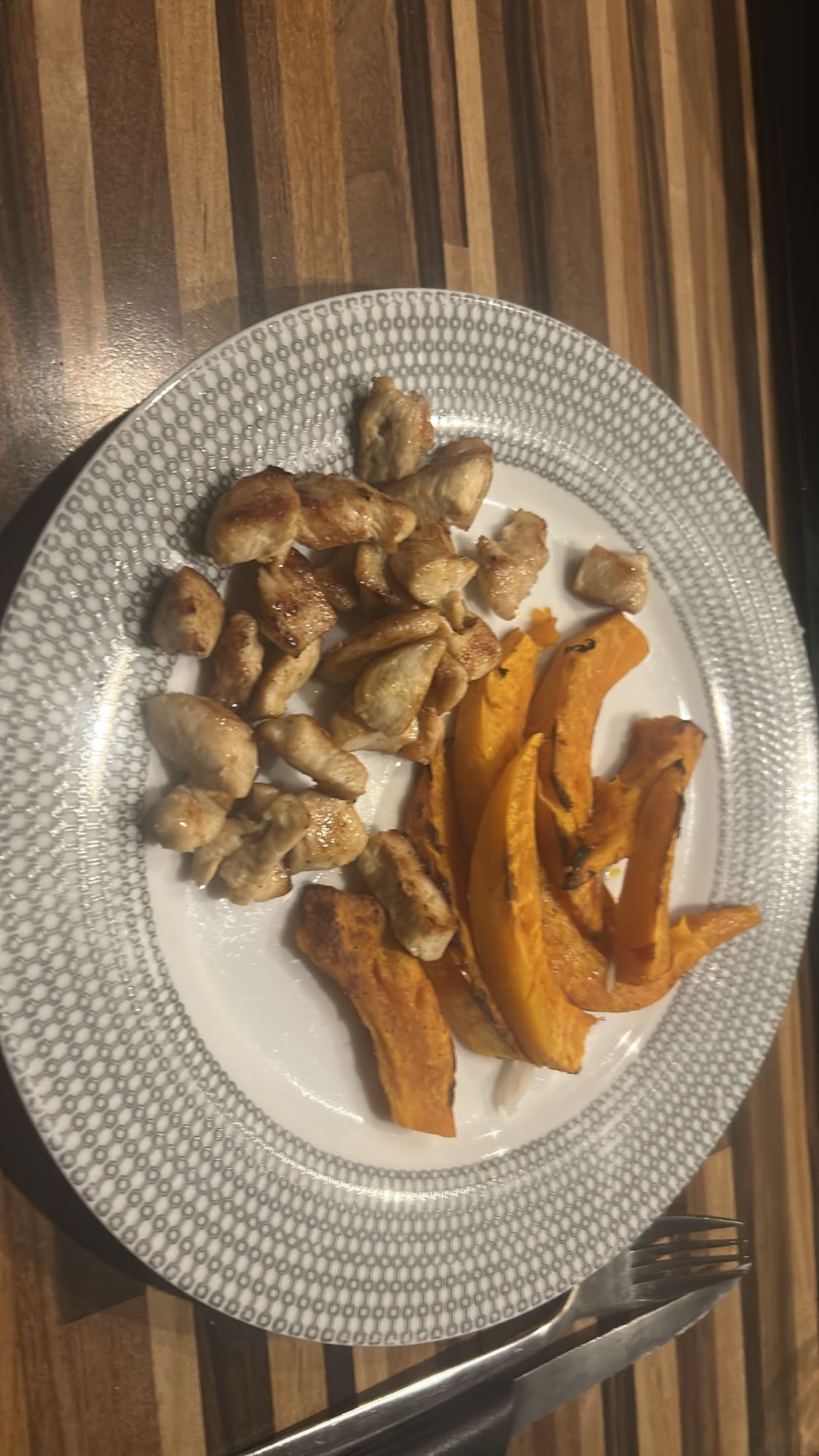 Poulet et patate douce