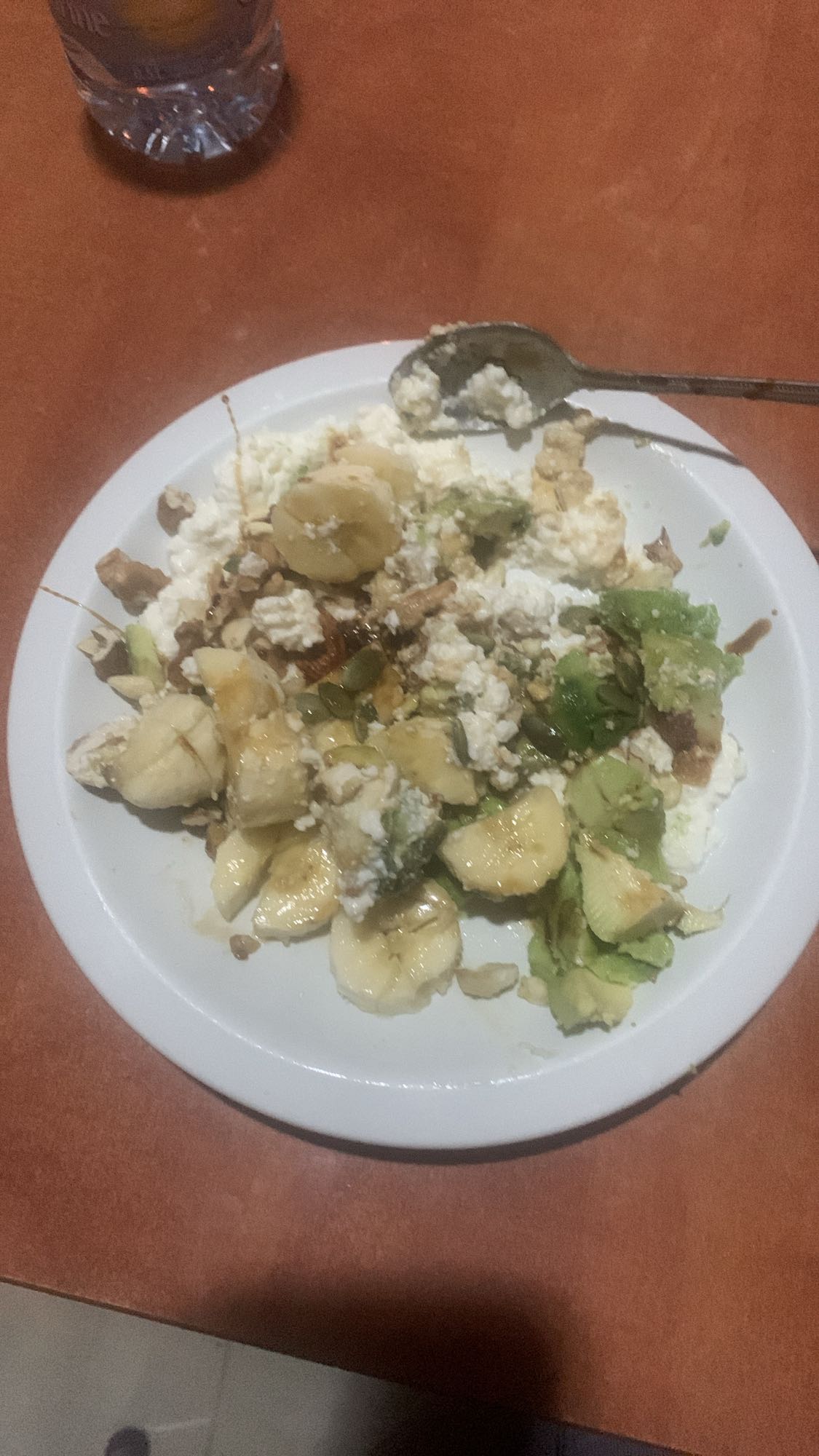 Cottage Cheese Fruit Nut Bowl