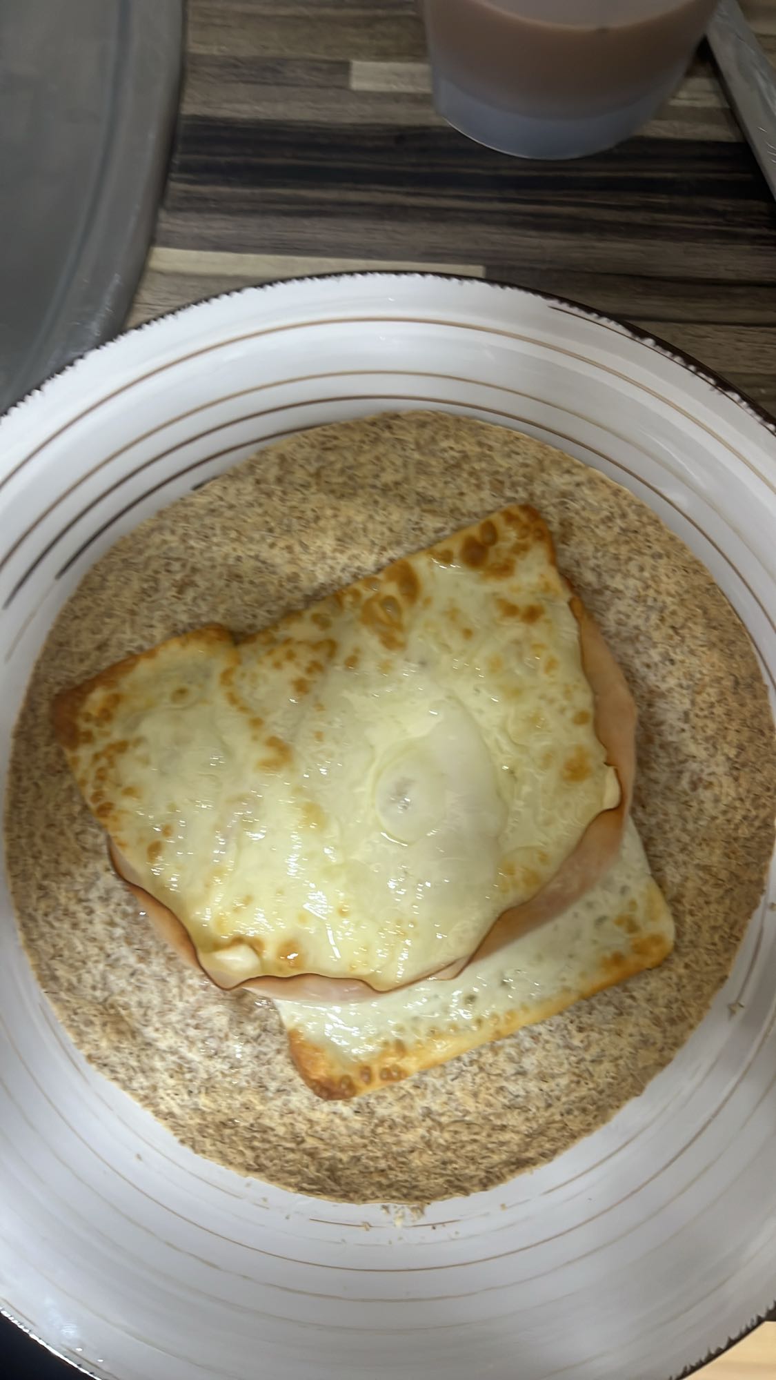 Wrap de jamón y queso