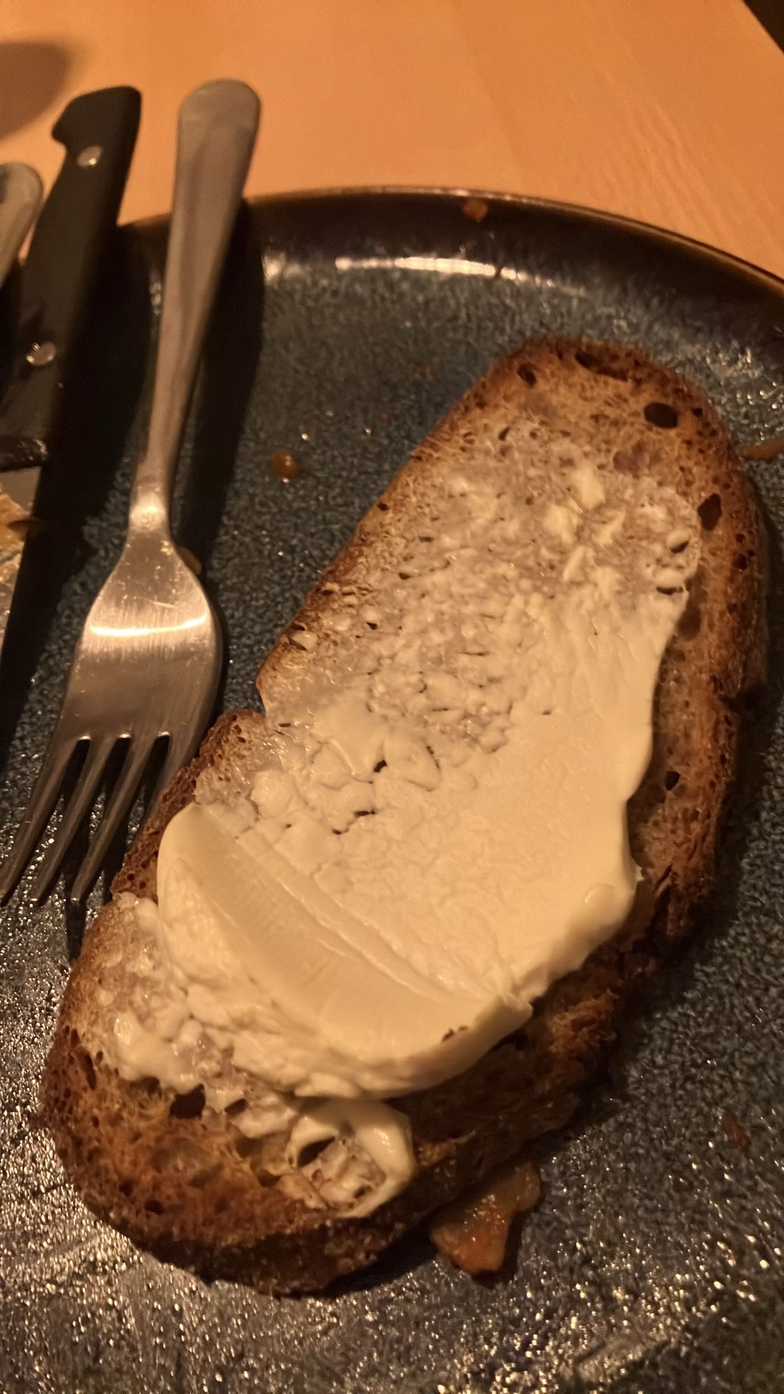 Pão com cream cheese light